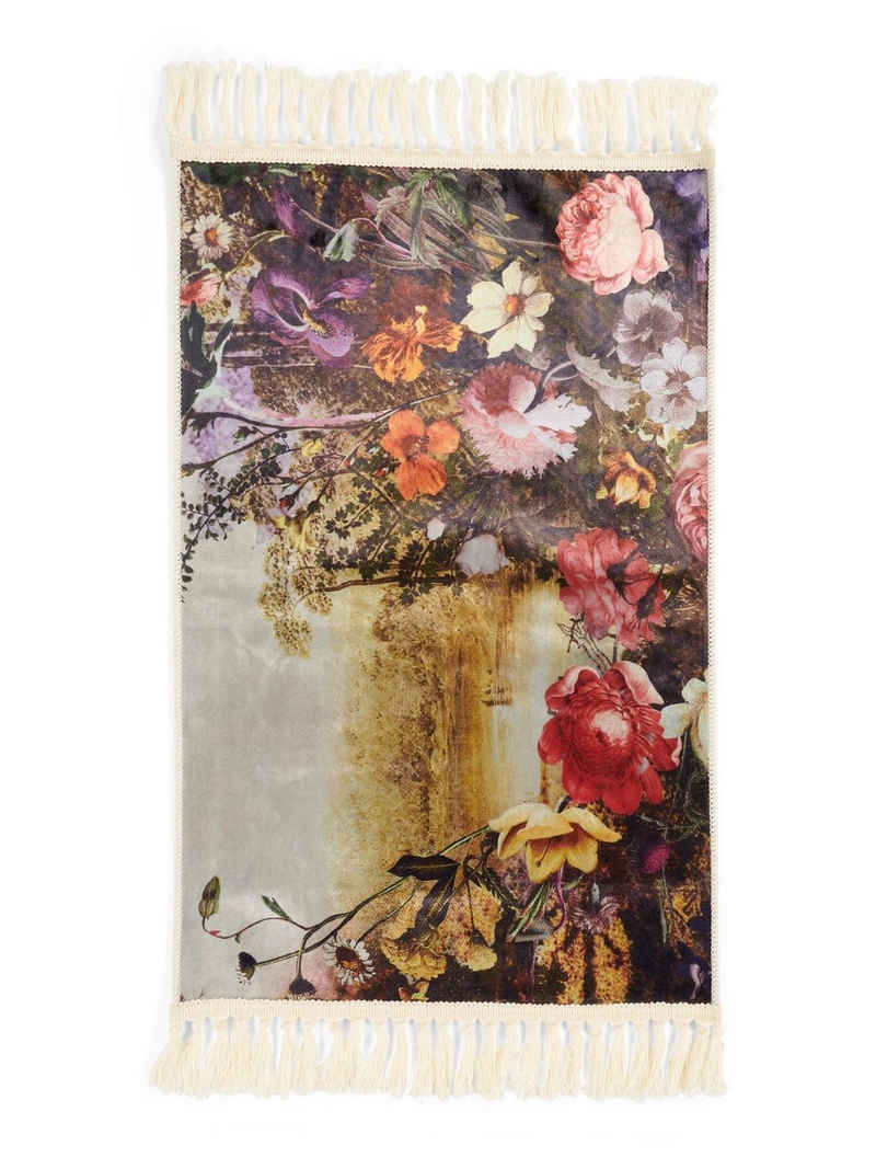 Teppich Florence, Essenza, rechteckig, Höhe: 6 mm, sehr weicher Flor, mit Fransen