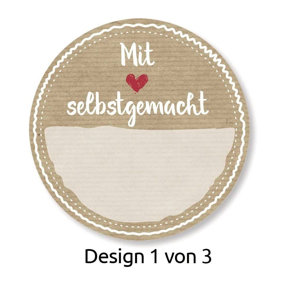 Avery Zweckform Aufkleber AVERY Zweckform ZDesign Sticker auf Rolle "Selbst gemacht"