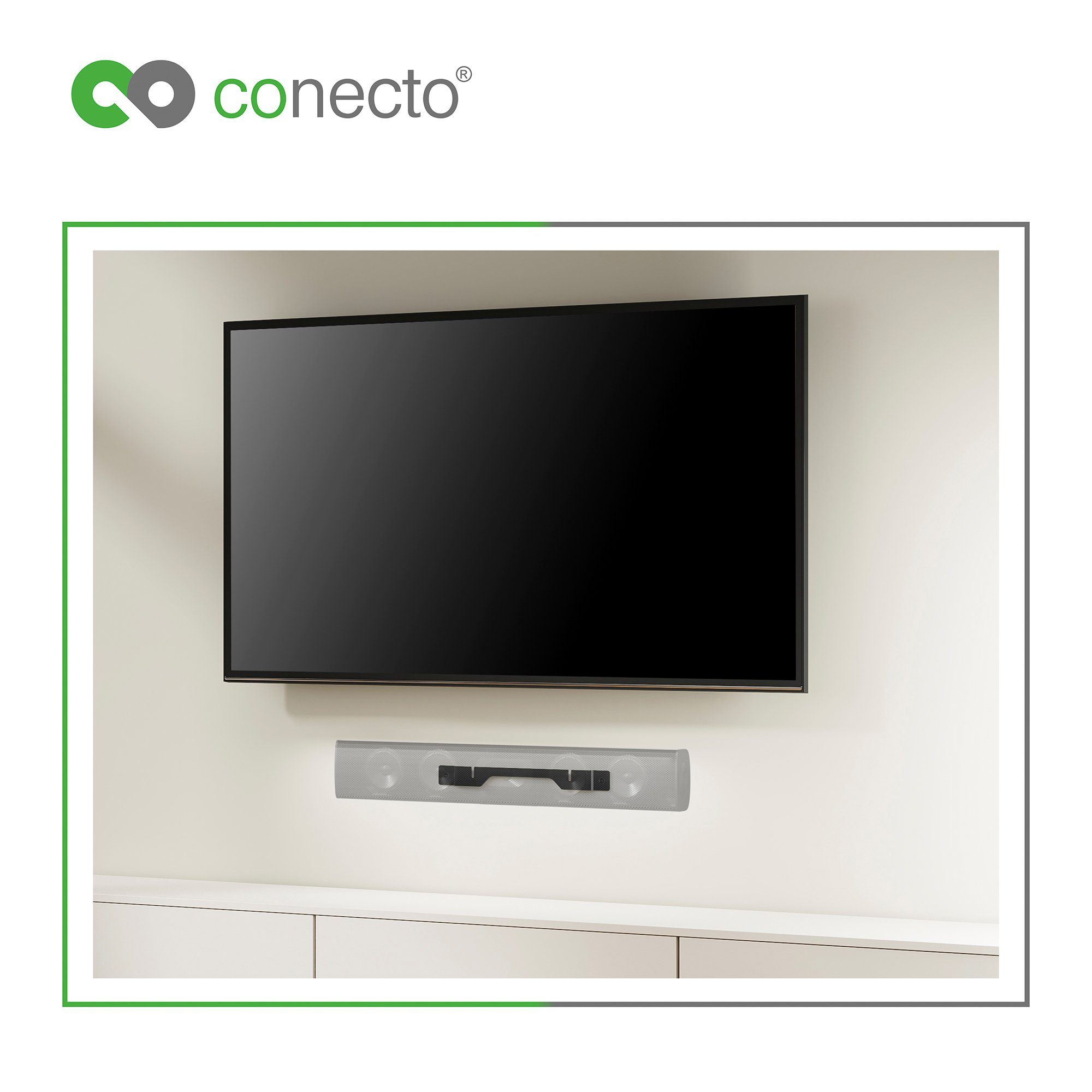 conecto Lautsprecher-Wandhalterung conecto Lautsprecher Wandhalterung für Sonos® Ray, bis zu 2kg belastba