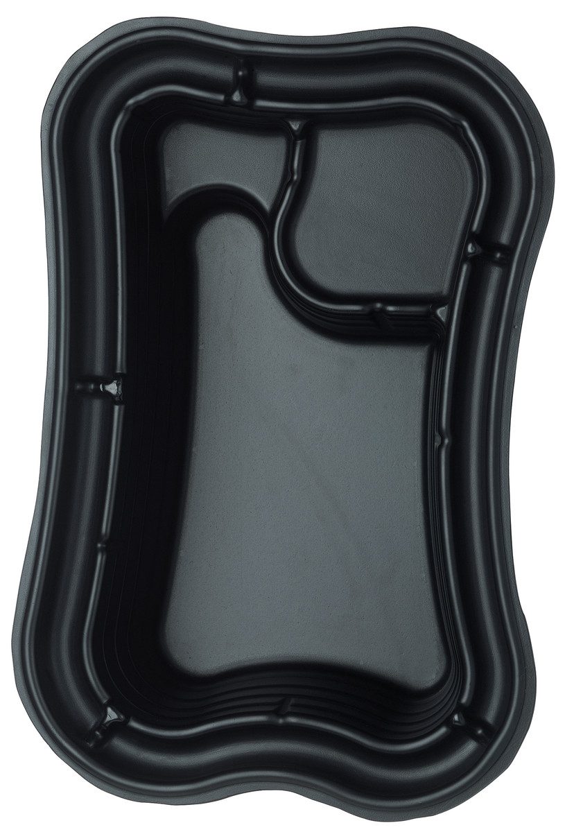 Wacredo Fertigteich Teichschale PE 750, BxLxH: 140x210x60 cm, 750 l, Kunststoffbecken, Fertigteich, Teichbecken