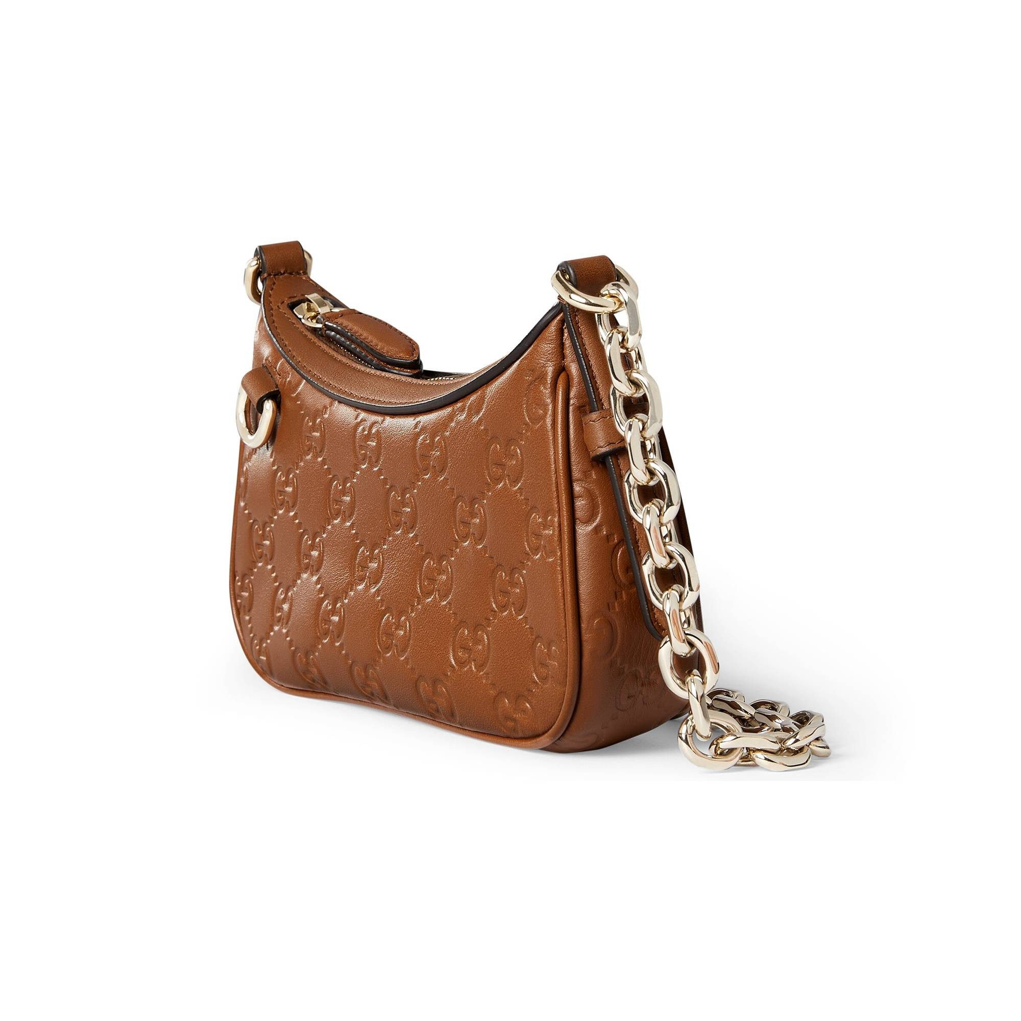GUCCI Schultertasche GG Emblem Mini Shoulder Bag