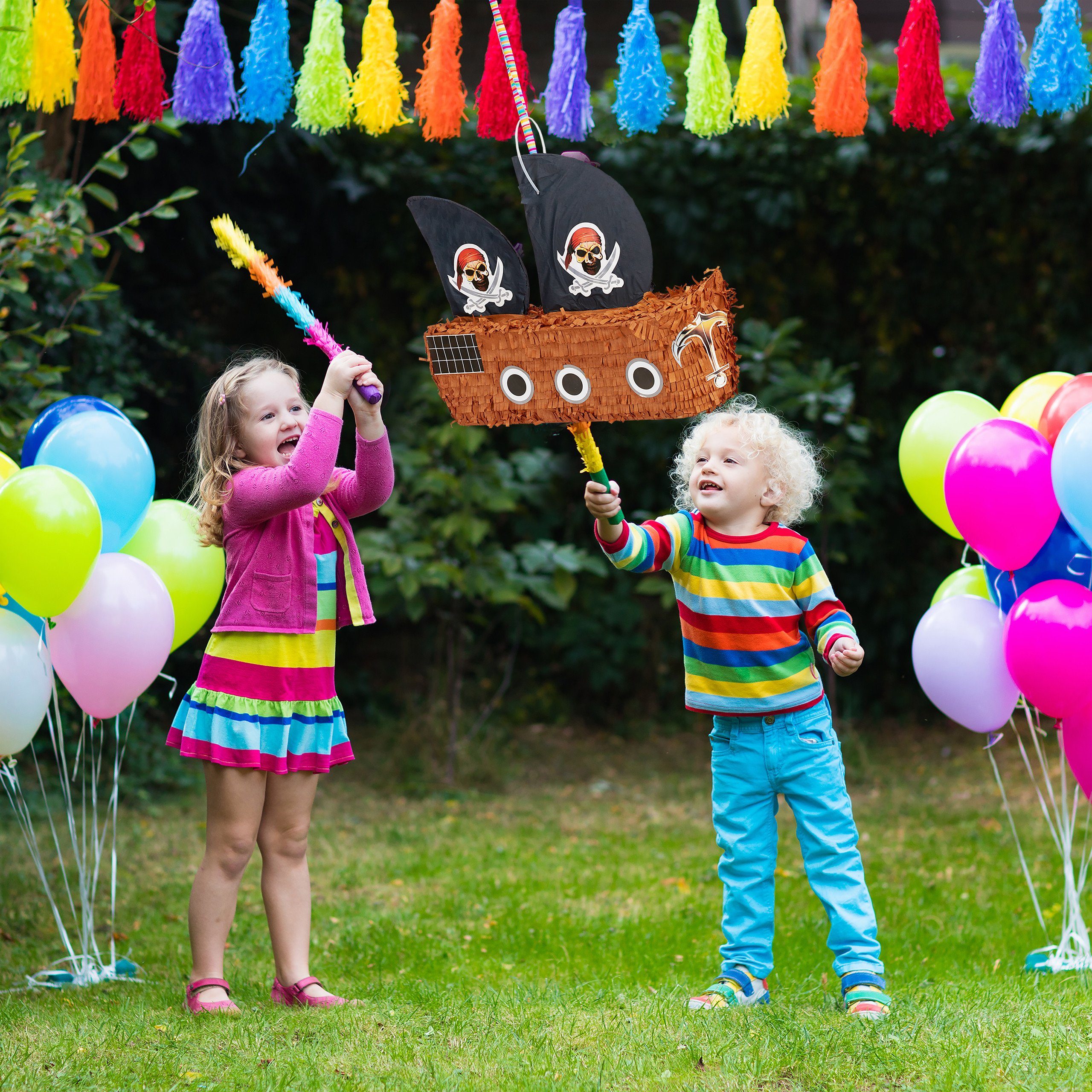 relaxdays Pinata Piratenschiff