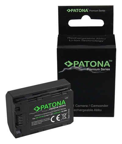 Patona PREMIUM Akku für die Sony Alpha 7 III 7R 6600 9 9R Kamera-Akku NP-FZ100 2250 mAh