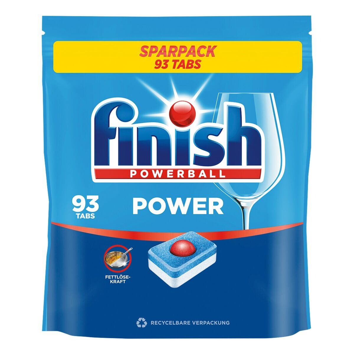 FINISH Powerball Power fresh Spülmaschinentabs (93 Tabs)