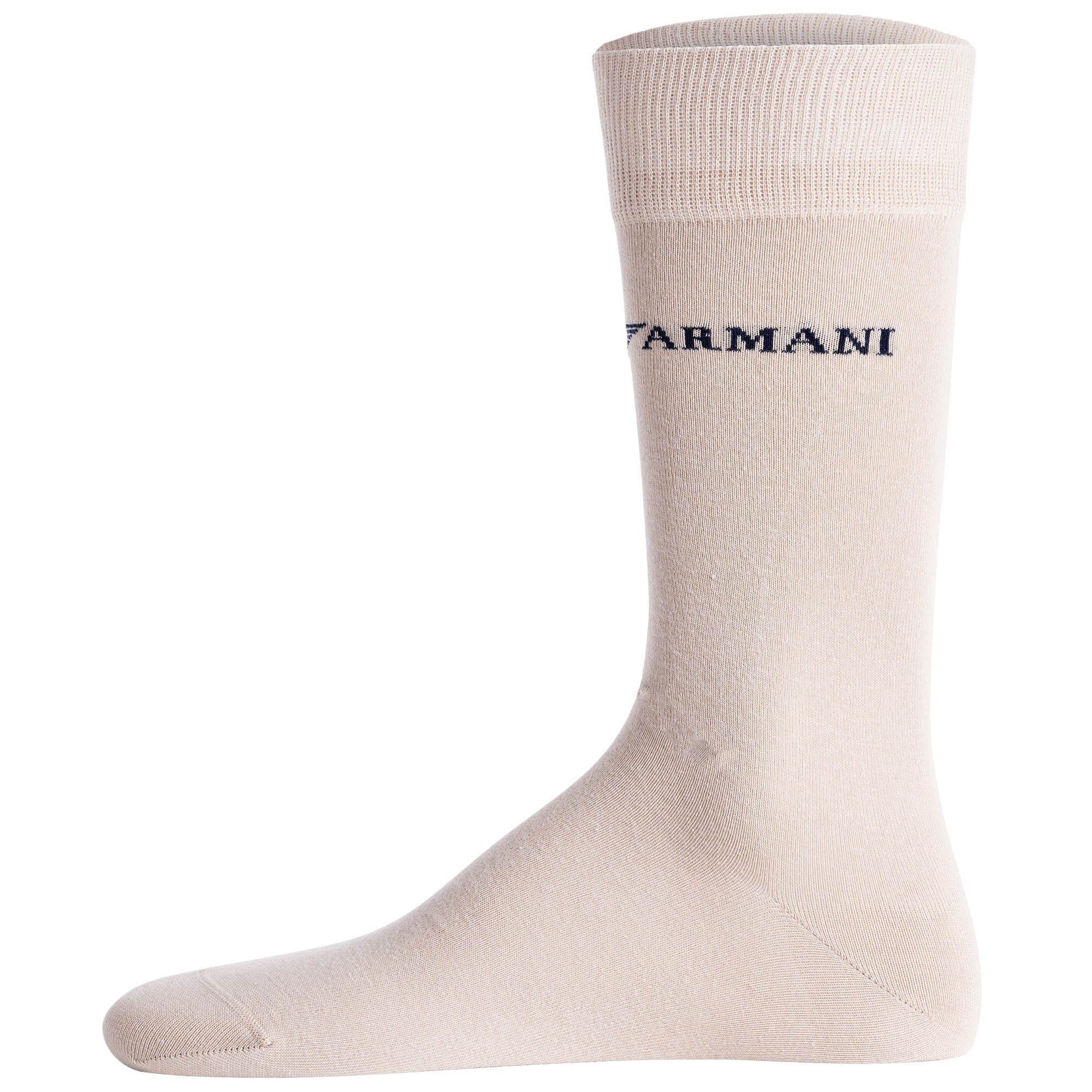 Emporio Armani Kurzsocken Herren Socken 3er Pack Baumwolle (Packung, 3er Pack)