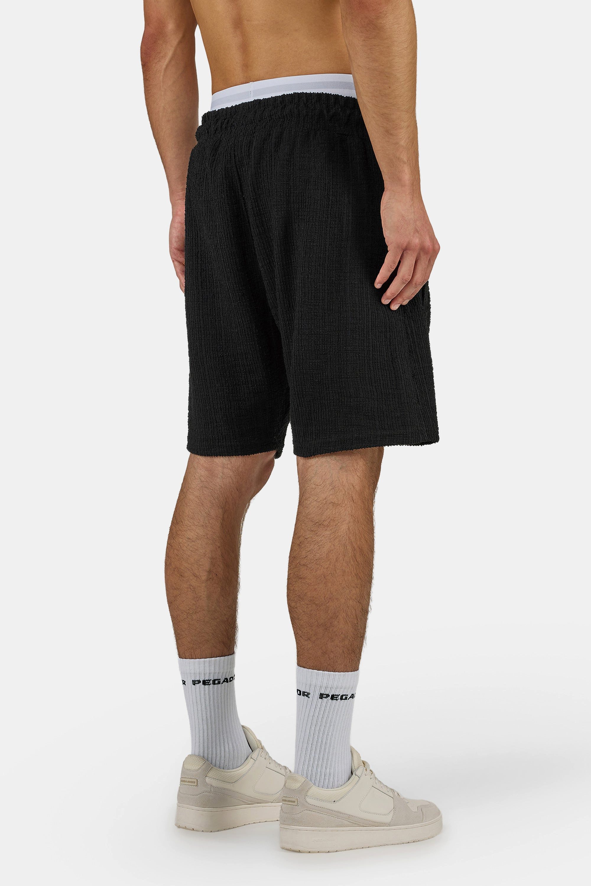 PEGADOR Shorts Libco Structured Knit Shorts Materialmix, regular fit