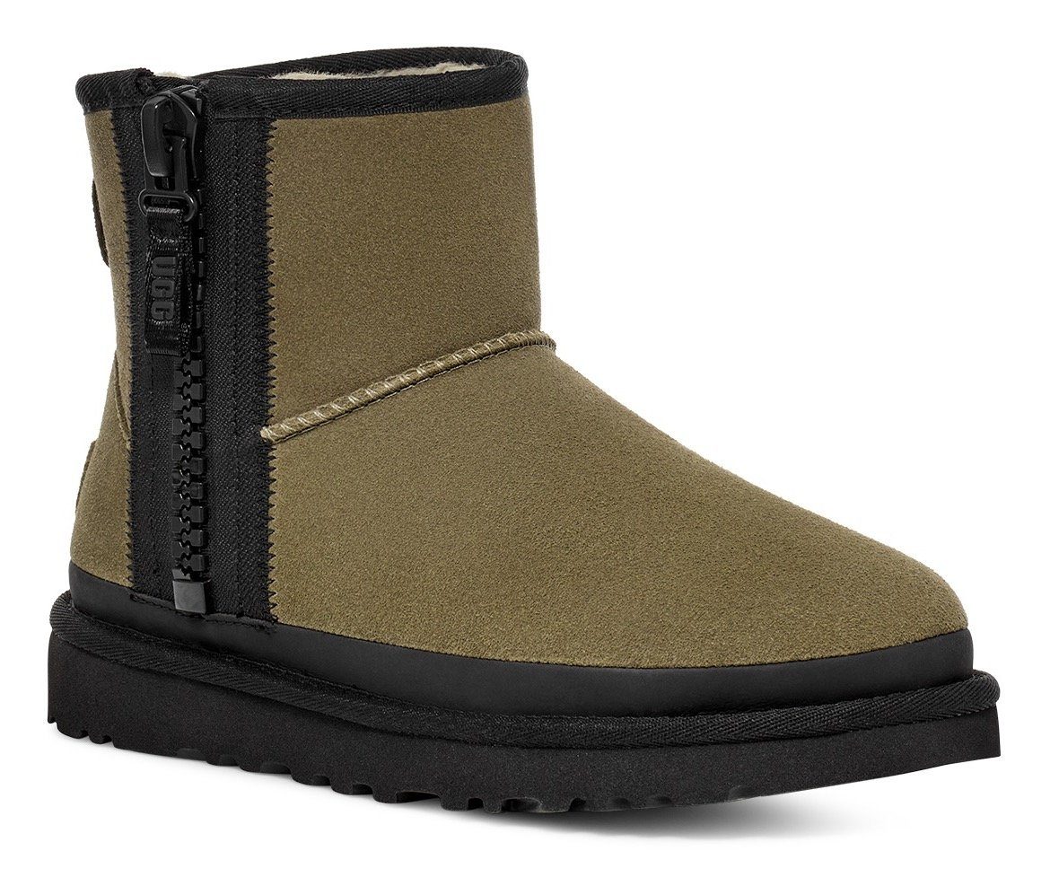UGG CLASSIC MINI ZIPPER TAPE Schlupfboots mit Reißverschluss
