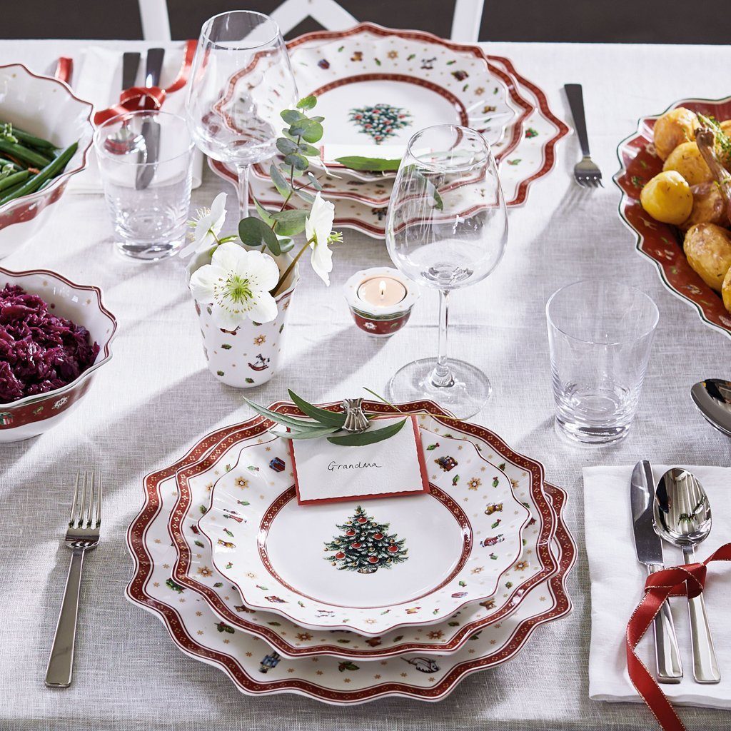 Villeroy & Boch Platzteller Toy's Delight Platzteller, 1-tlg., Premium Porcelain, 1 Stck, Handw., mikrow.sicher