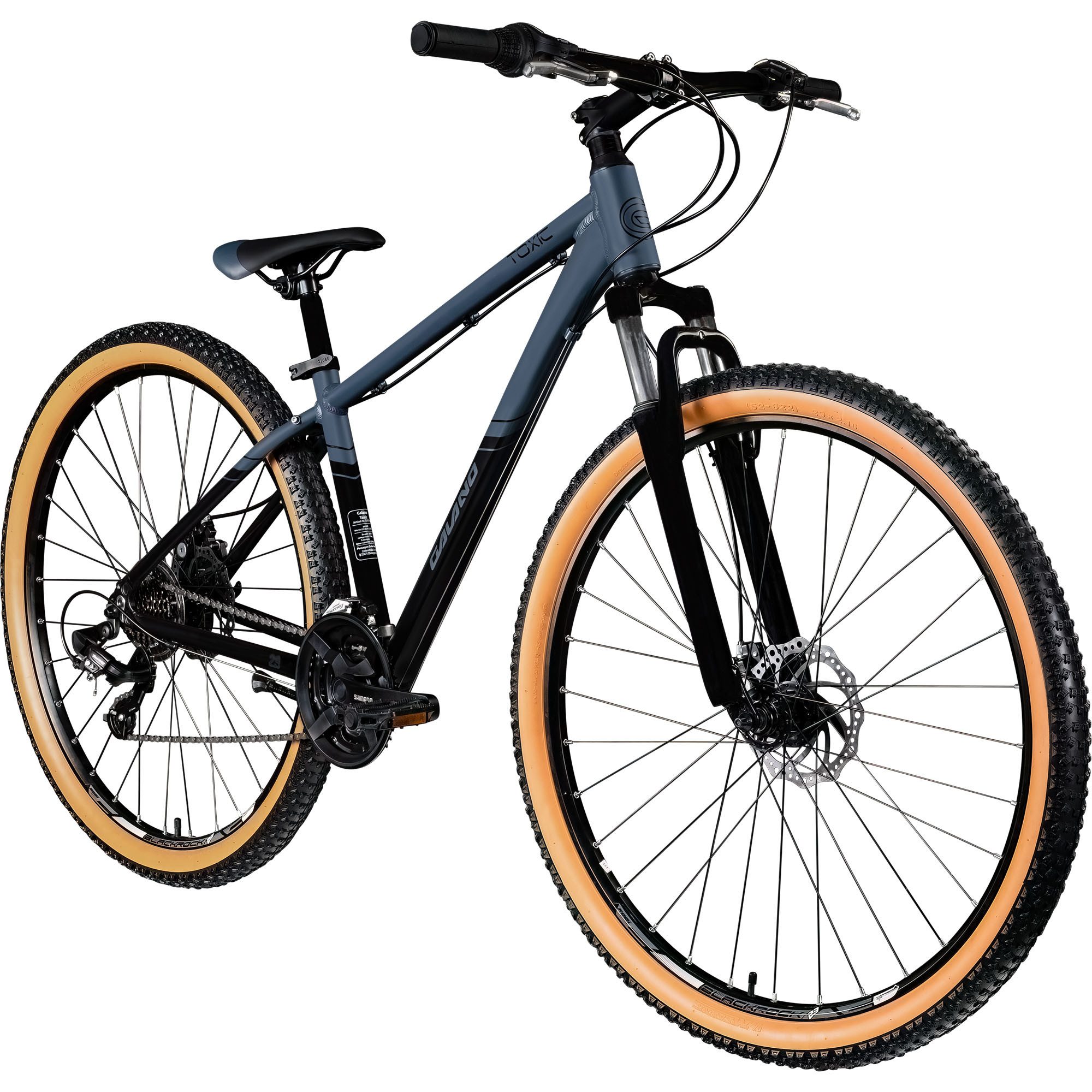 Galano Mountainbike Toxic 29", 21 Gang, Kettenschaltung, Mountainbike Hardtail 29 Zoll für Erwachsene ab 175 cm MTB Fahrrad