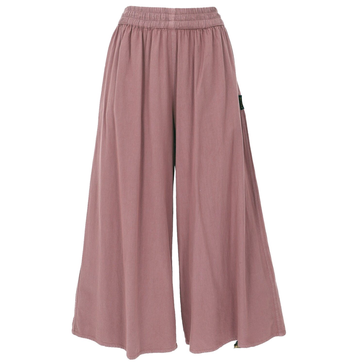 Guru-Shop Relaxhose Bequeme Palazzohose, weite Marlenehose, Boho.. alternative Bekleidung