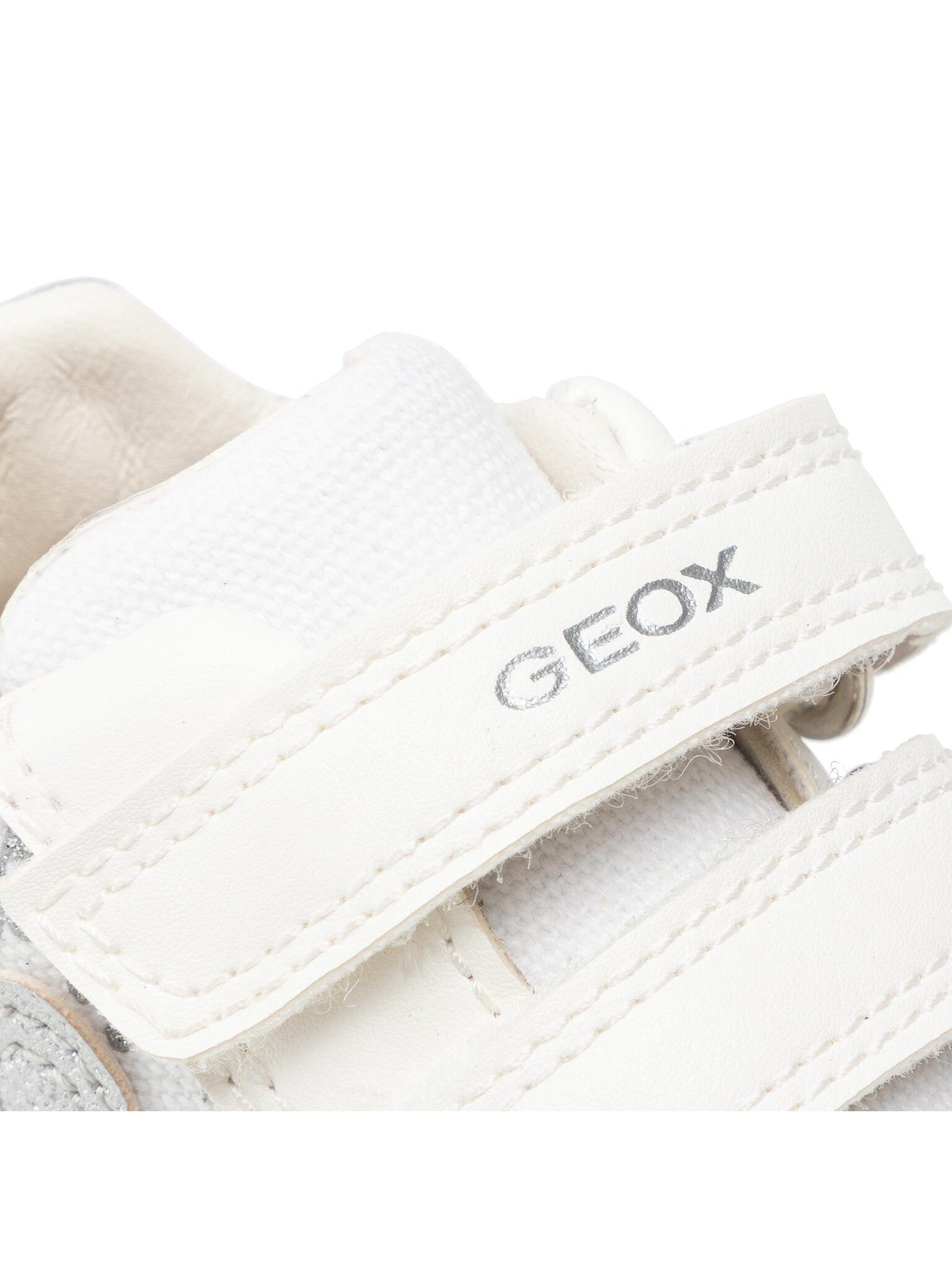 Geox Sneakers B Elthan G. A B251QA 0AW54 C0007 White/Silver Sneaker – Bild 3 von 4