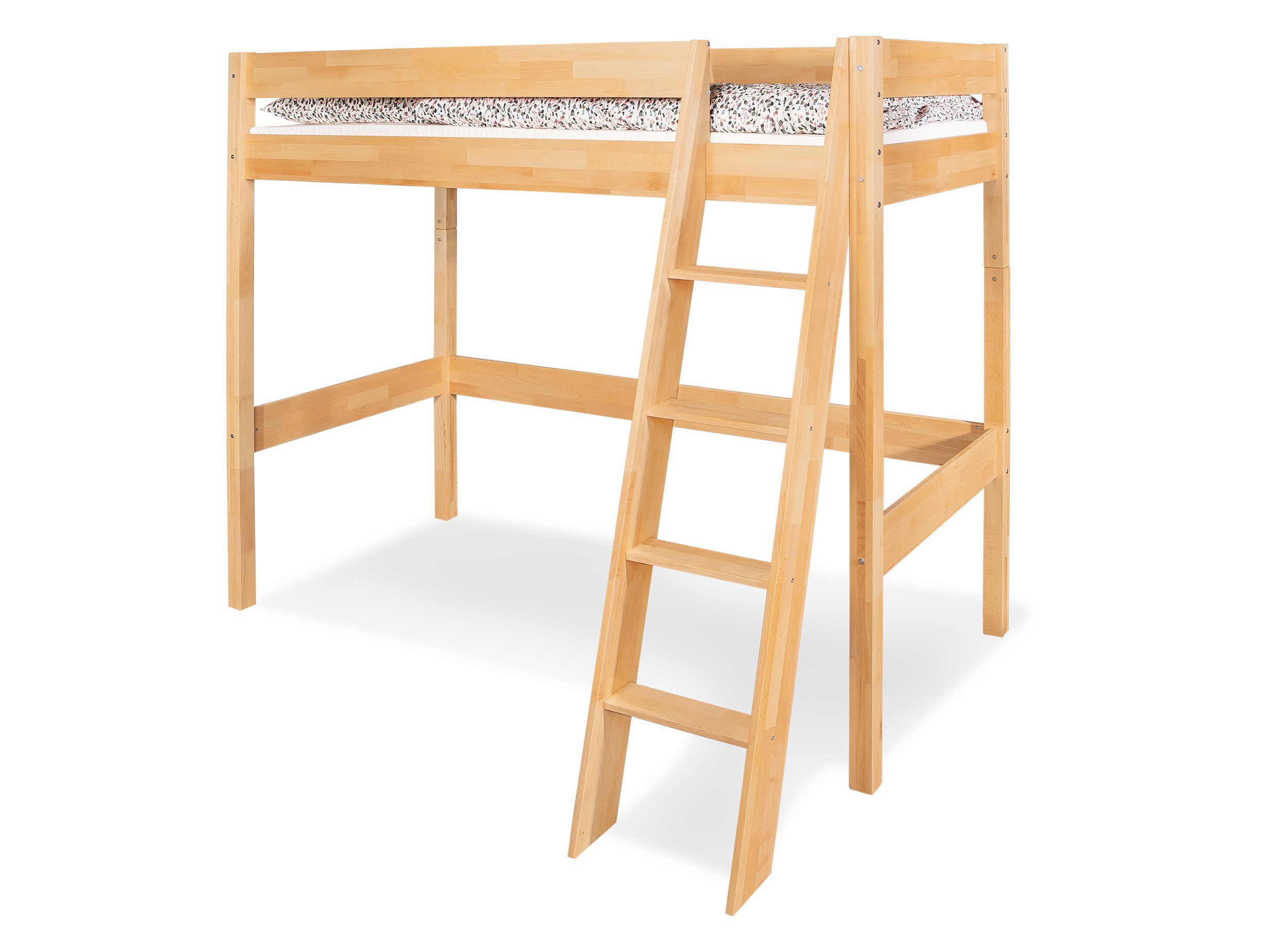 Pinolino® Jugendbett Hochbett, Buche geölt