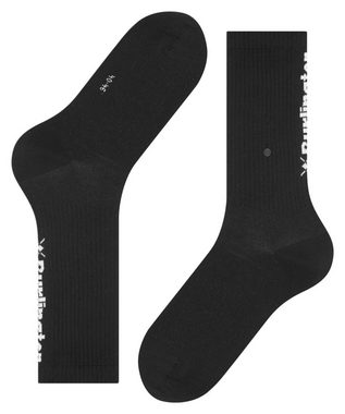 Burlington Socken Black Logo