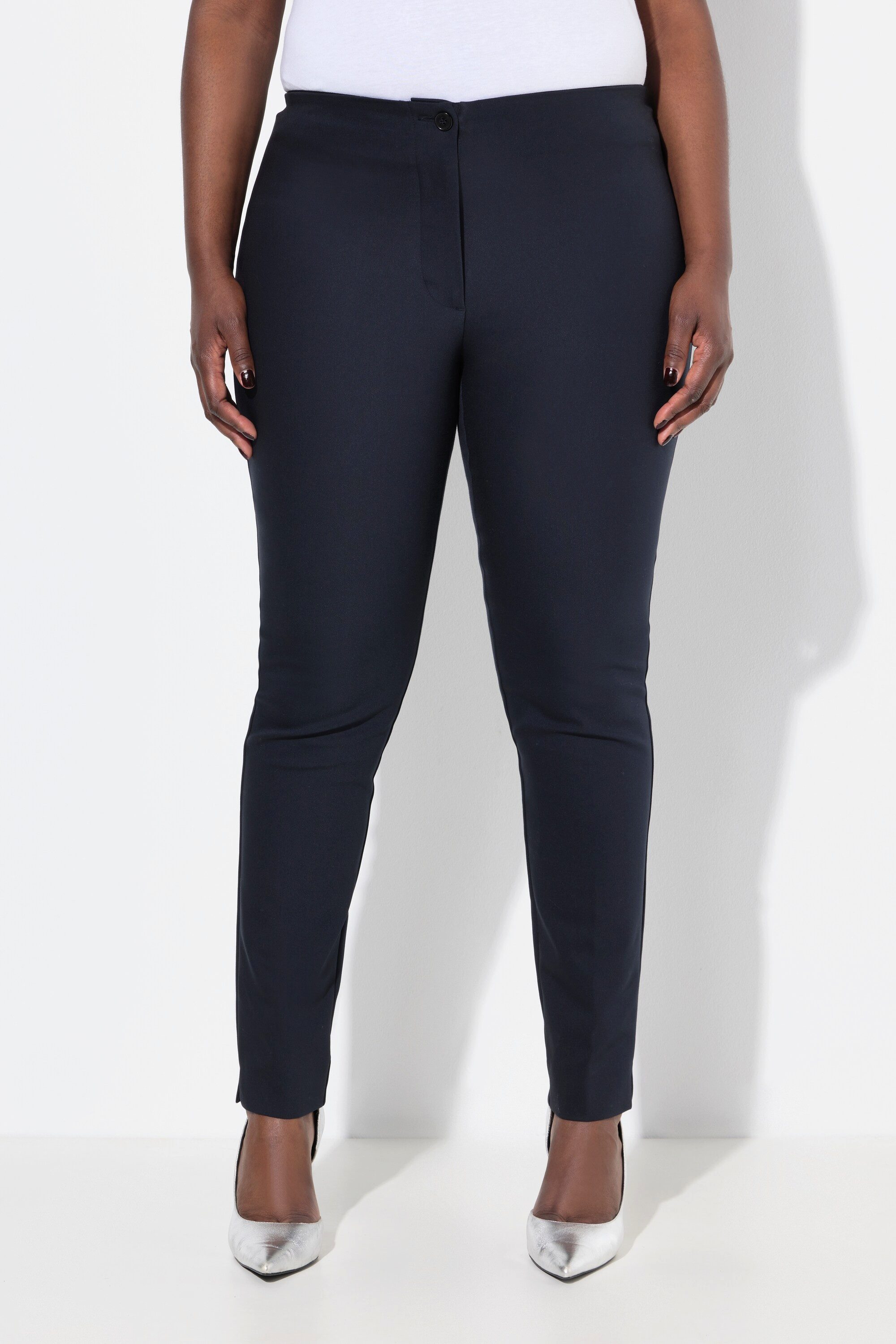 Ulla Popken Stoffhose Bengalinhose Sienna schmales Bein Stretch günstig online kaufen