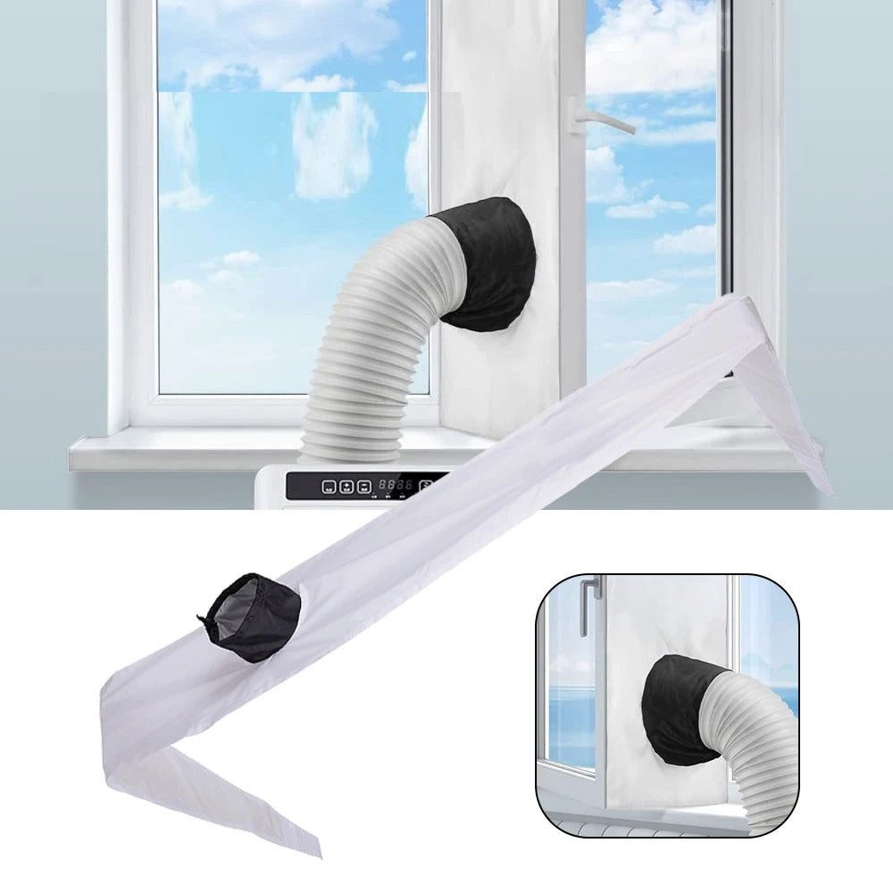 MEGAGOODS Fenster-Set Erweiterung Wasserdichte Fensterabdichtung Klimagerät günstig online kaufen