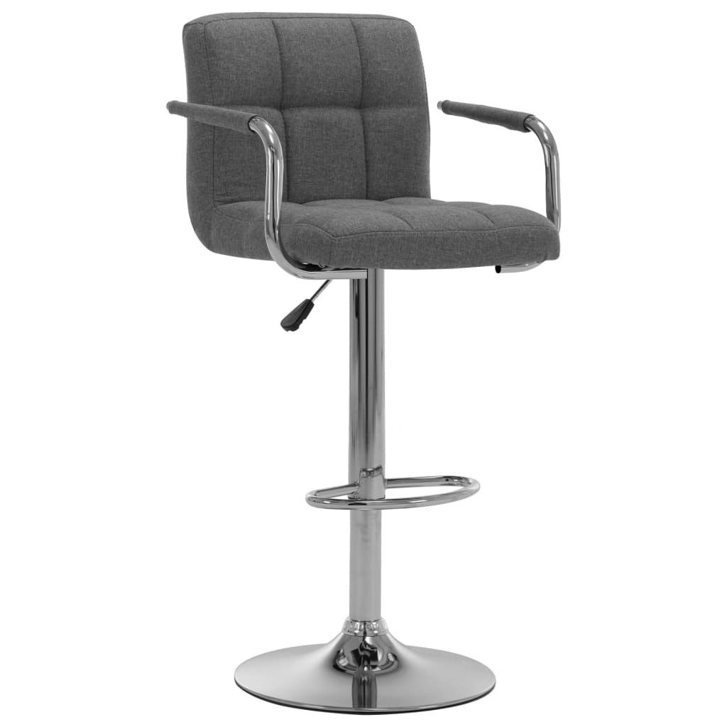 vidaXL Barhocker Barhocker Hellgrau Stoff (1 günstig online kaufen