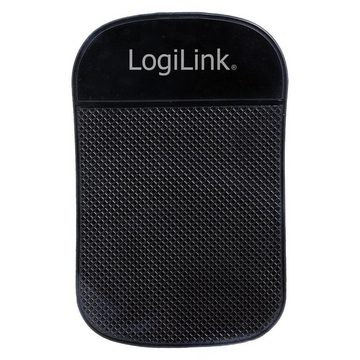LogiLink PA0204 Kfz Adapter 2x USB 10.5W KFZ-Netzteil (5V, Antirutschmatte, für Smartphones Tablet Powerbank, schwarz)