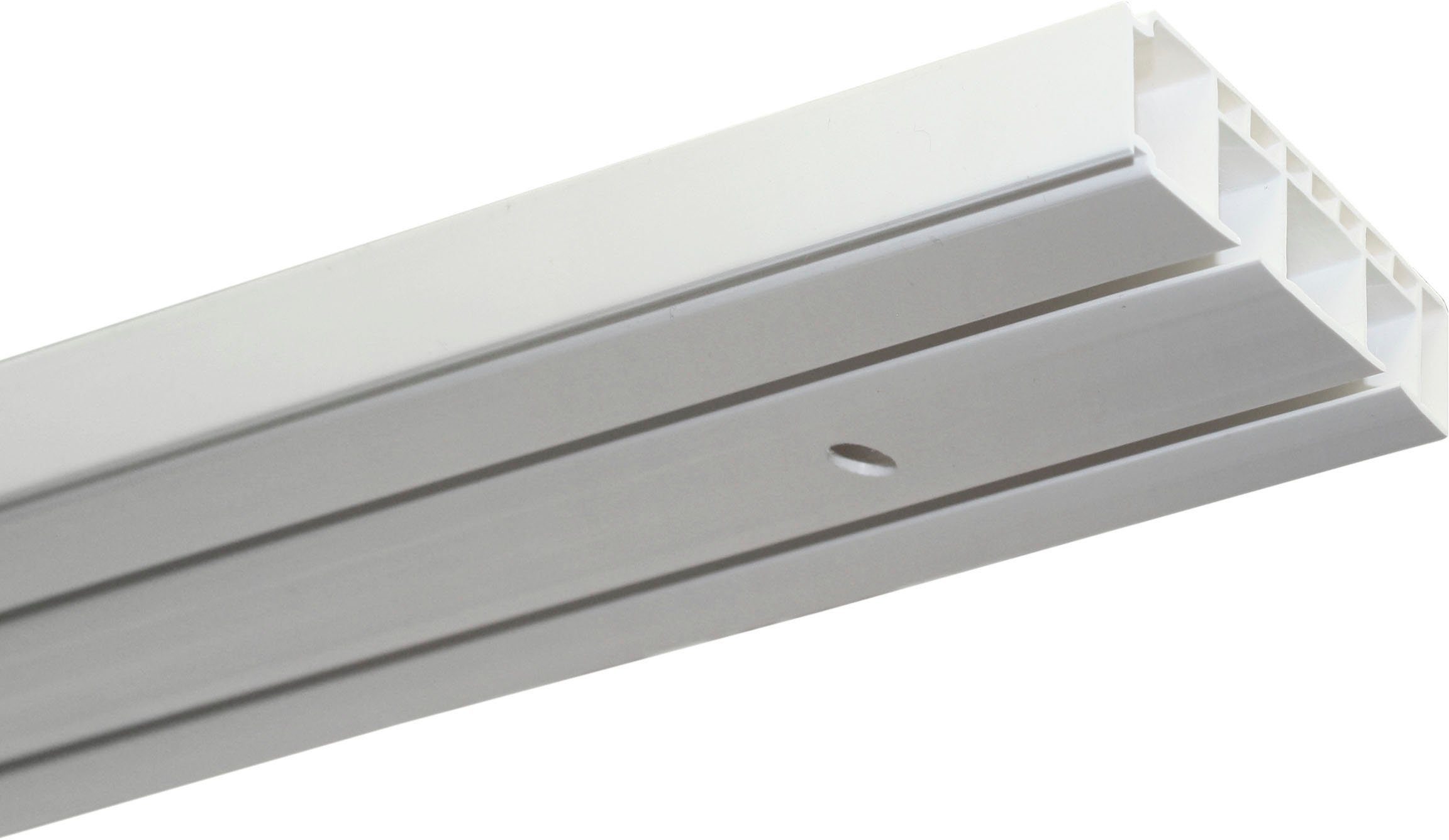 GARDINIA Шторыschiene Vorhangschienen Set GK2, 2-läufig, Fixmaß, verschraubt, 2-läufig