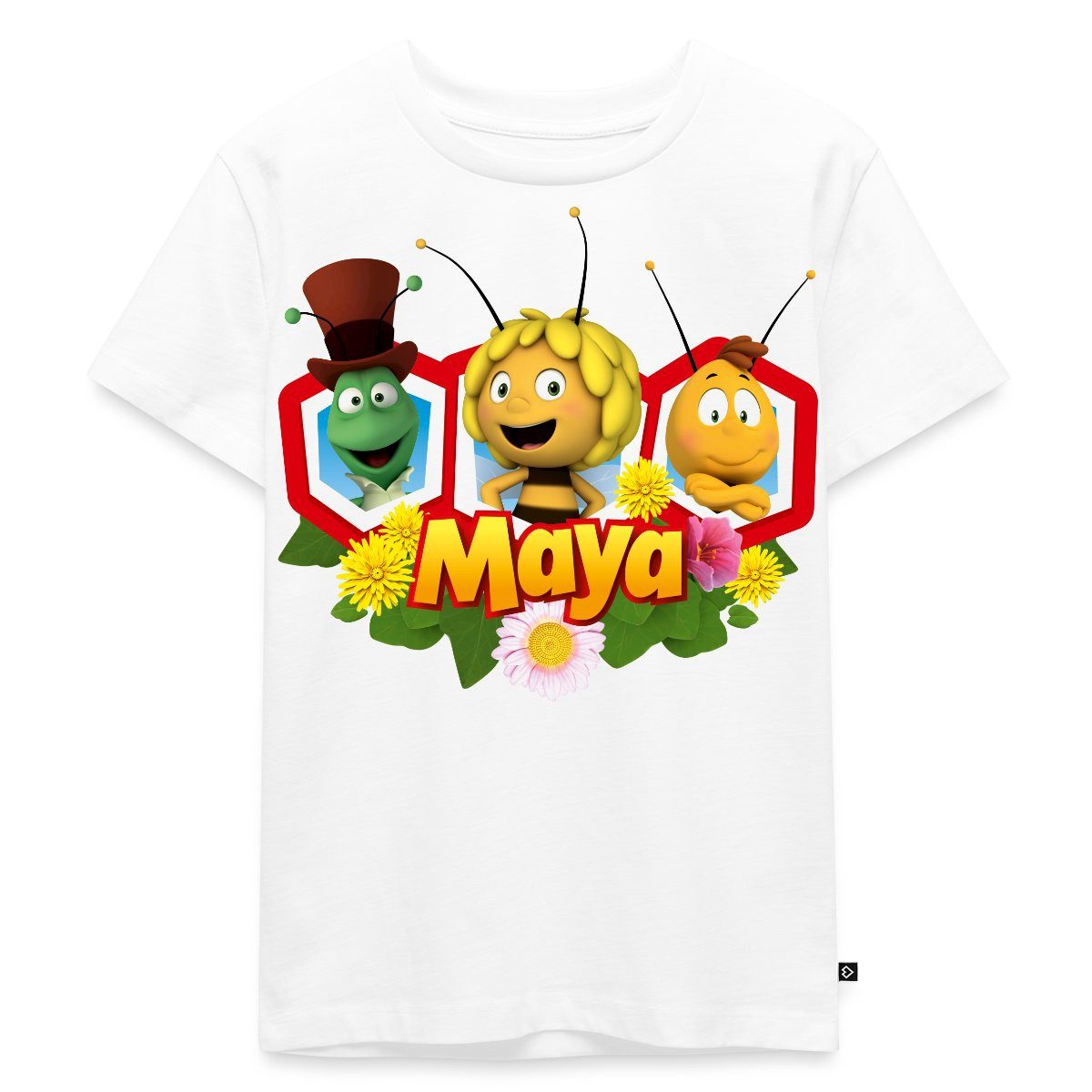 Spreadshirt T-Shirt Biene Maja Freunde Flip Willi Kinder Premium T-Shirt (1-tlg)