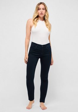 ANGELS Slim-fit-Jeans Jeans Skinny mit authentischem Denim mit Label-Applikationen