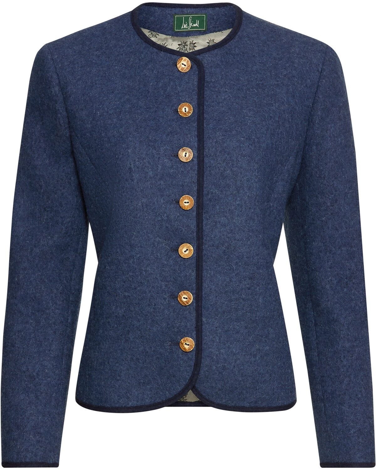 Luis Steindl Walkjacke Walkjacke mit Lodendetail