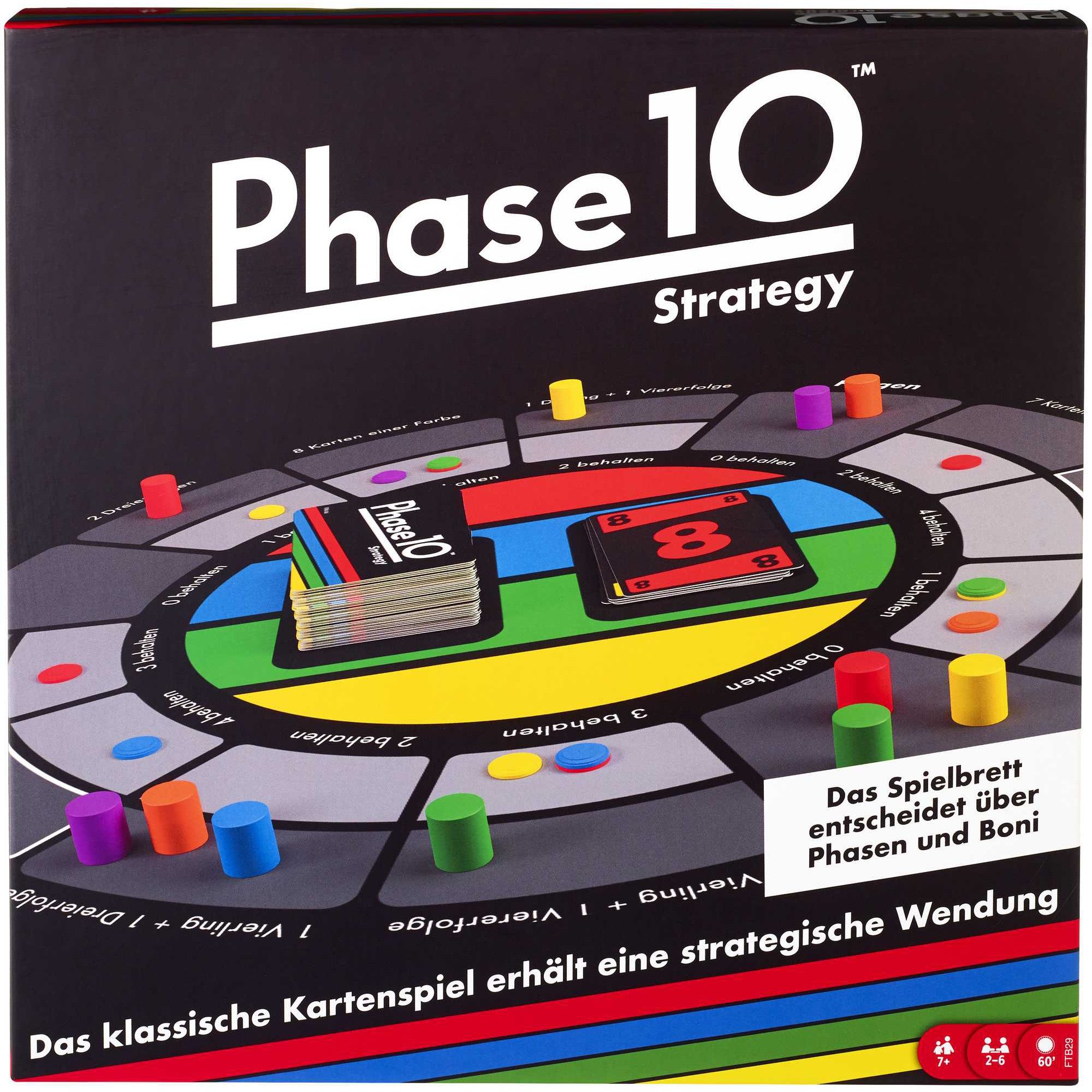 Mattel® Spiel Mattel Games Phase 10 Strategy Brettspiel