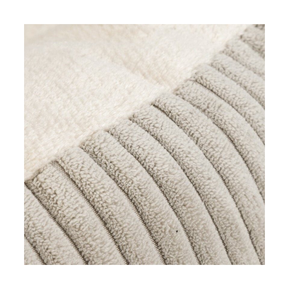 Designed By Lotte Tierbett Katzen Liegebett Ribbed hellgrau günstig online kaufen