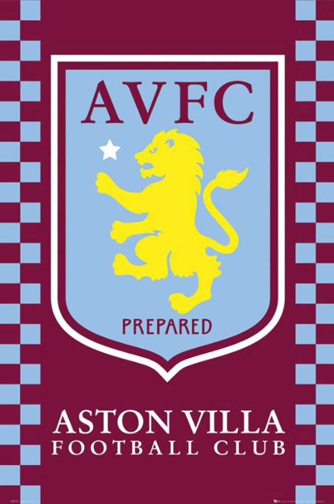 Poster Fußball - Poster - Aston Villa, Logo
