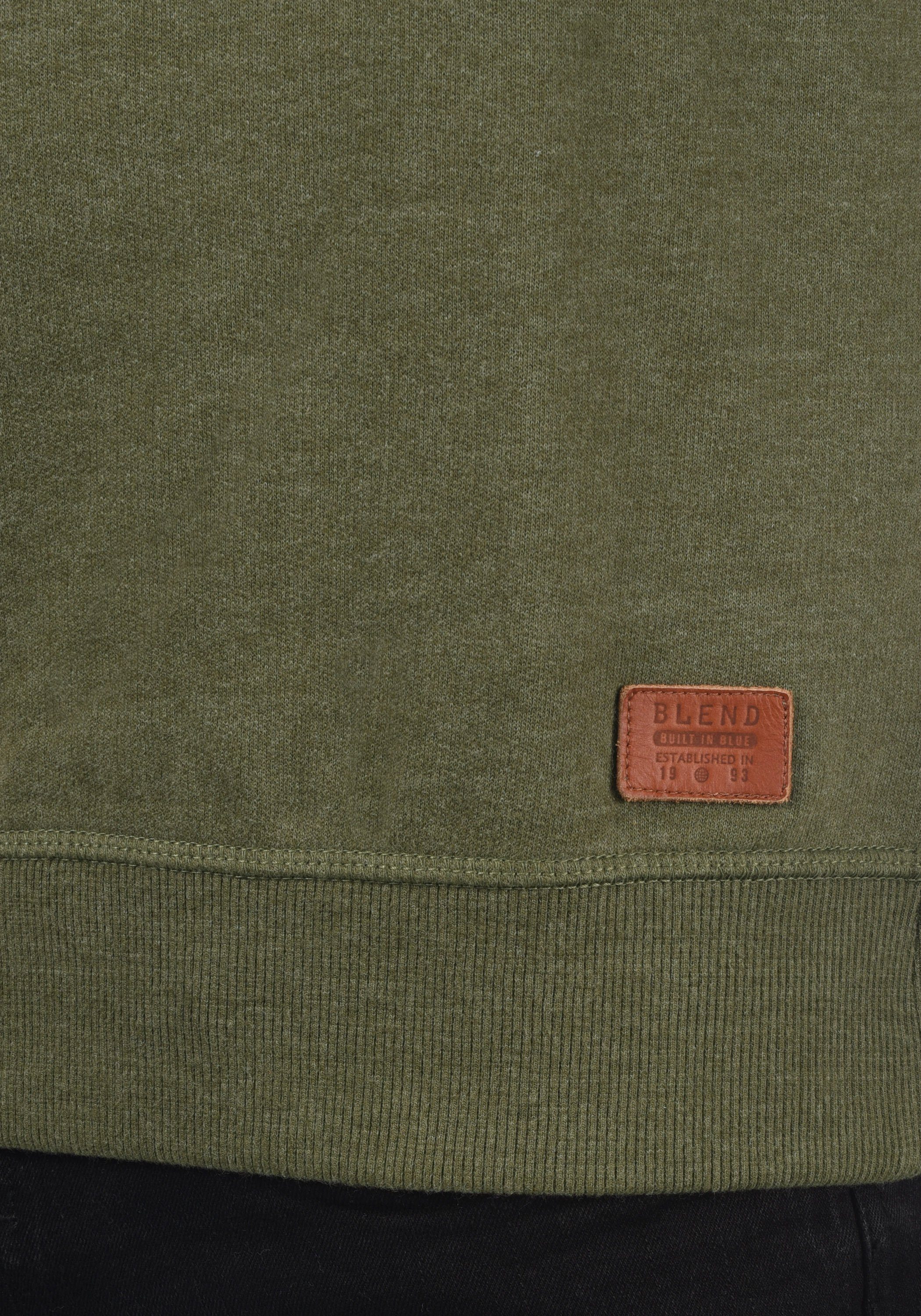 Blend Longpullover BHAlex Sweatpullover mit Raglanärmeln und elastischem Saum