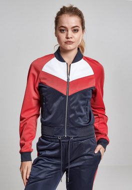 URBAN CLASSICS Allwetterjacke Urban Classics Damen Ladies Short Raglan Track Jacket (1-St)