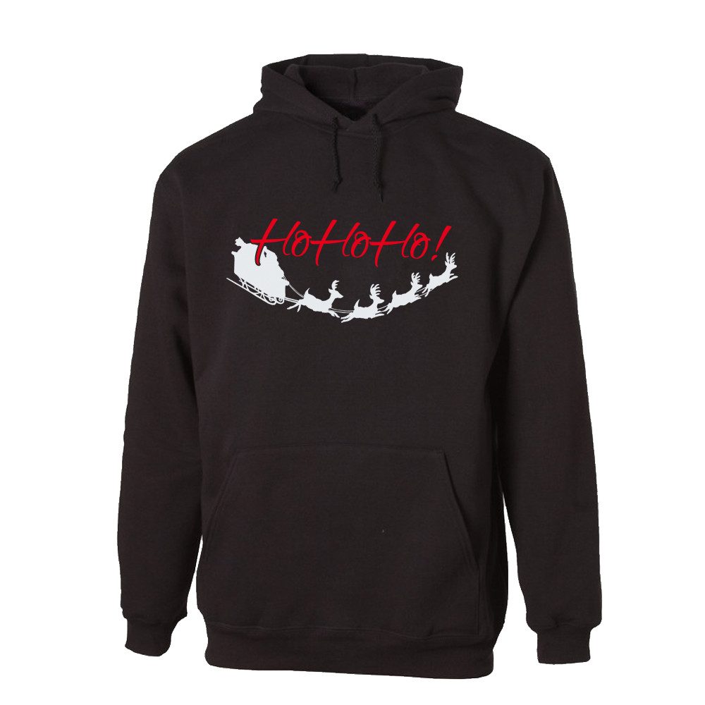 Hoodie HoHoHo – Rentierschlitten