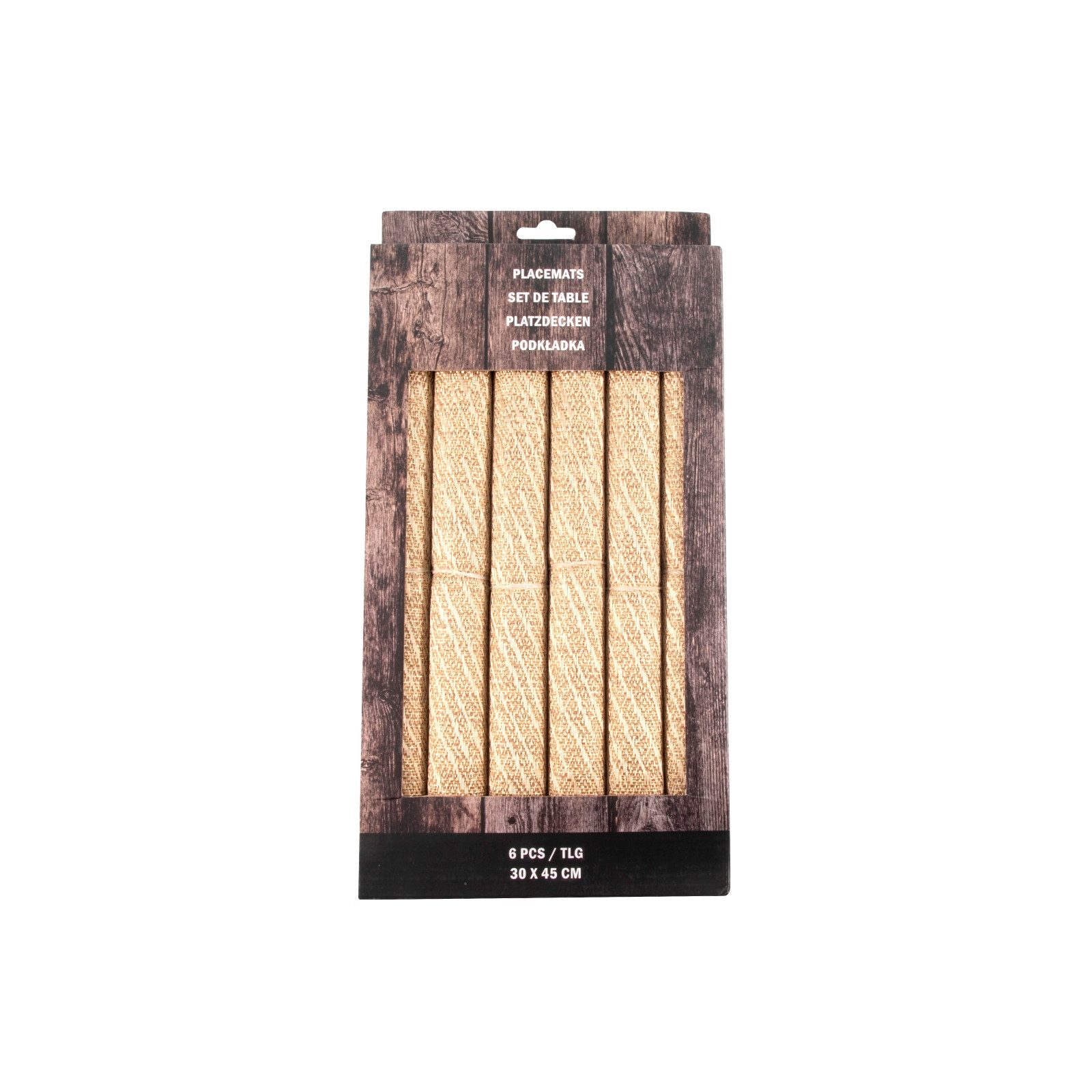 Neuetischkultur Platzset Tischset 6er Set Platzset Polyester Gold, (Set, 6-St., 6 Platzsets), Platzdecke