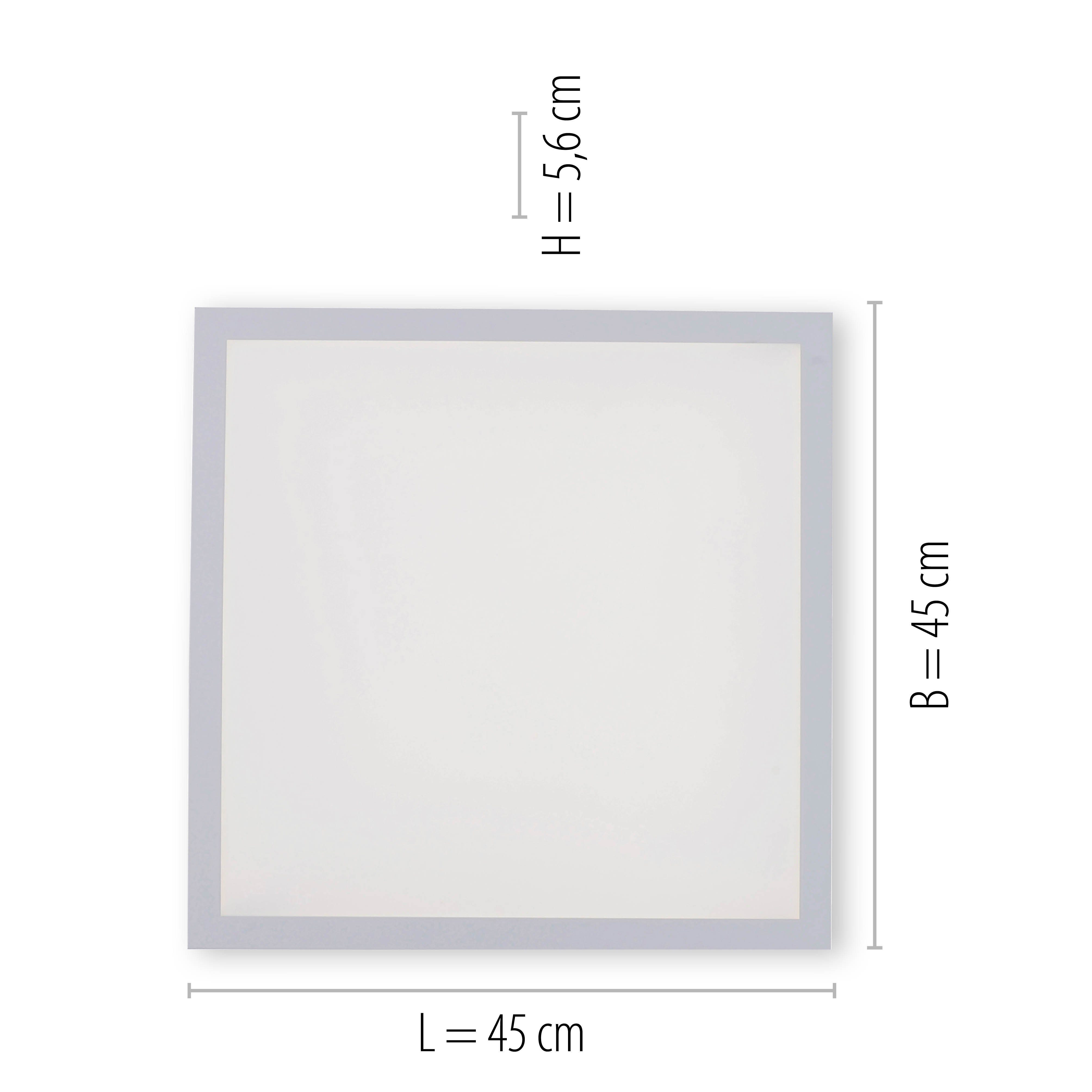 white, Fernbedienung, Leuchten fähig Direkt Deckenleuchte Ls-FLAT, fest Infrarot RGB+tunable integriert, Smarthome warmweiß kaltweiß, inkl., LED -