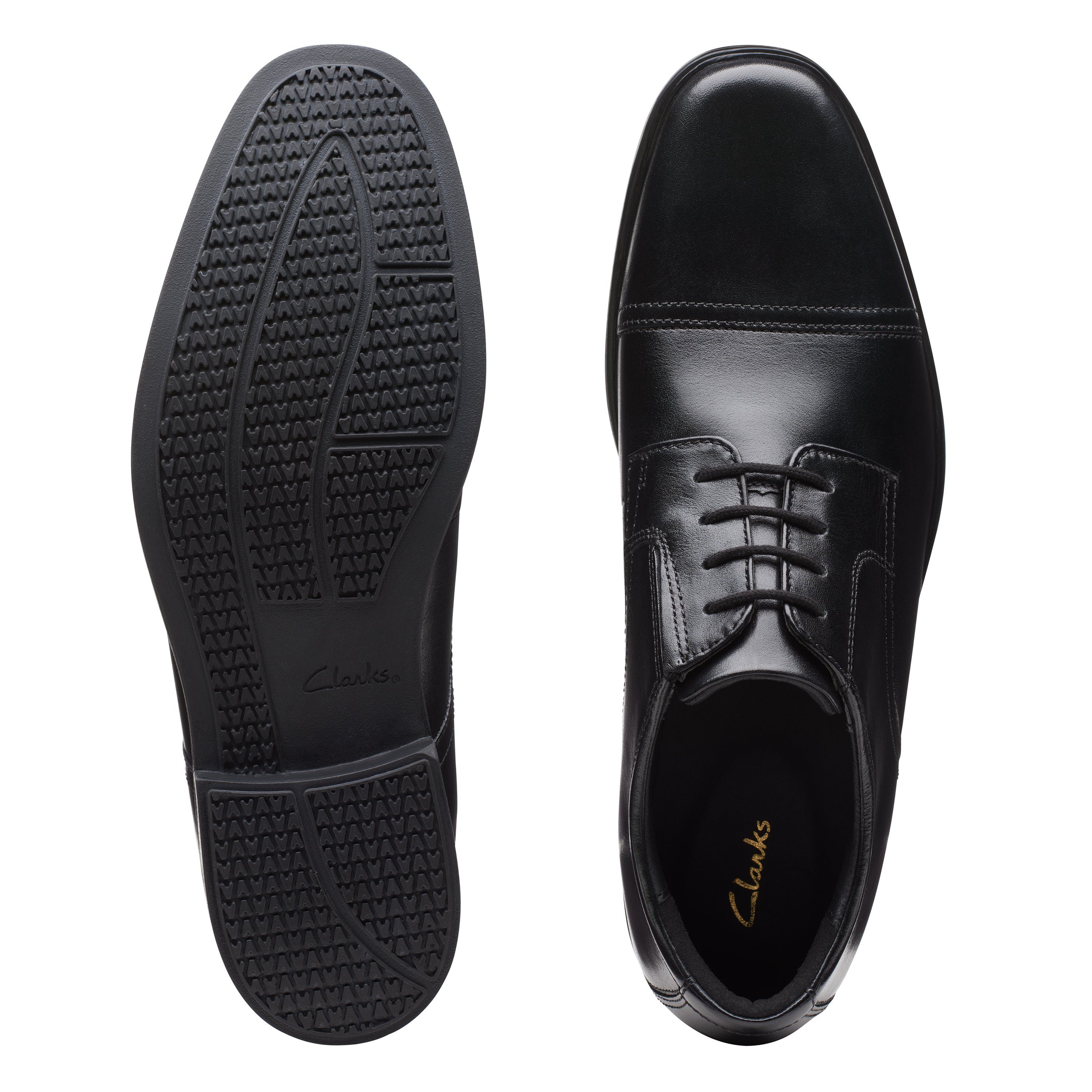 Clarks Howard Cap Schnürschuh in eleganter Optik, Freizeitschuh, Halbschuh, Schnürschuh