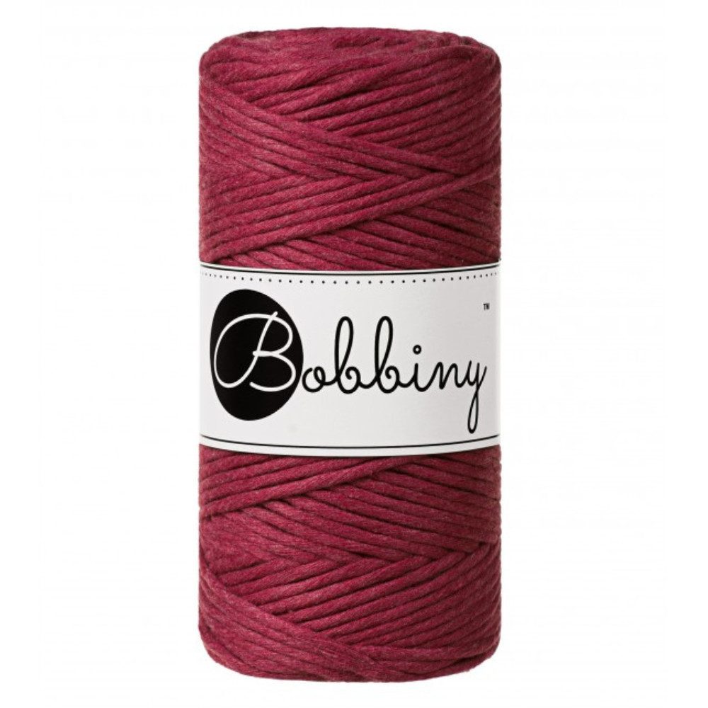 Bobbiny Bobbiny 3 mm Makramee Garn Regular 100 m Häkelwolle, 100 m (3 mm Baumwoll-Kordel), 320 g