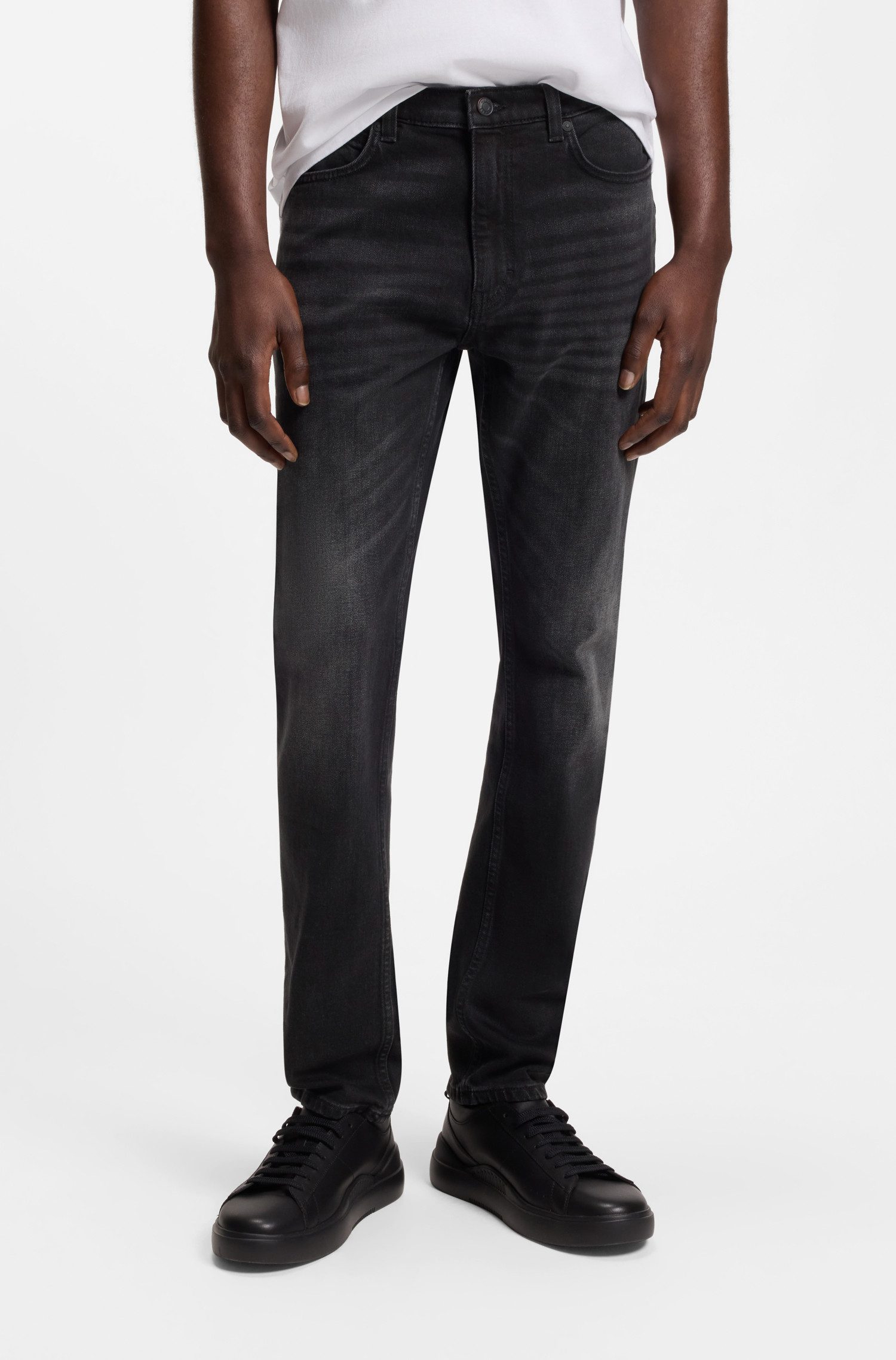HUGO Slim-fit-Jeans HUGO 734 aus Stretch-Denim, extra schmal