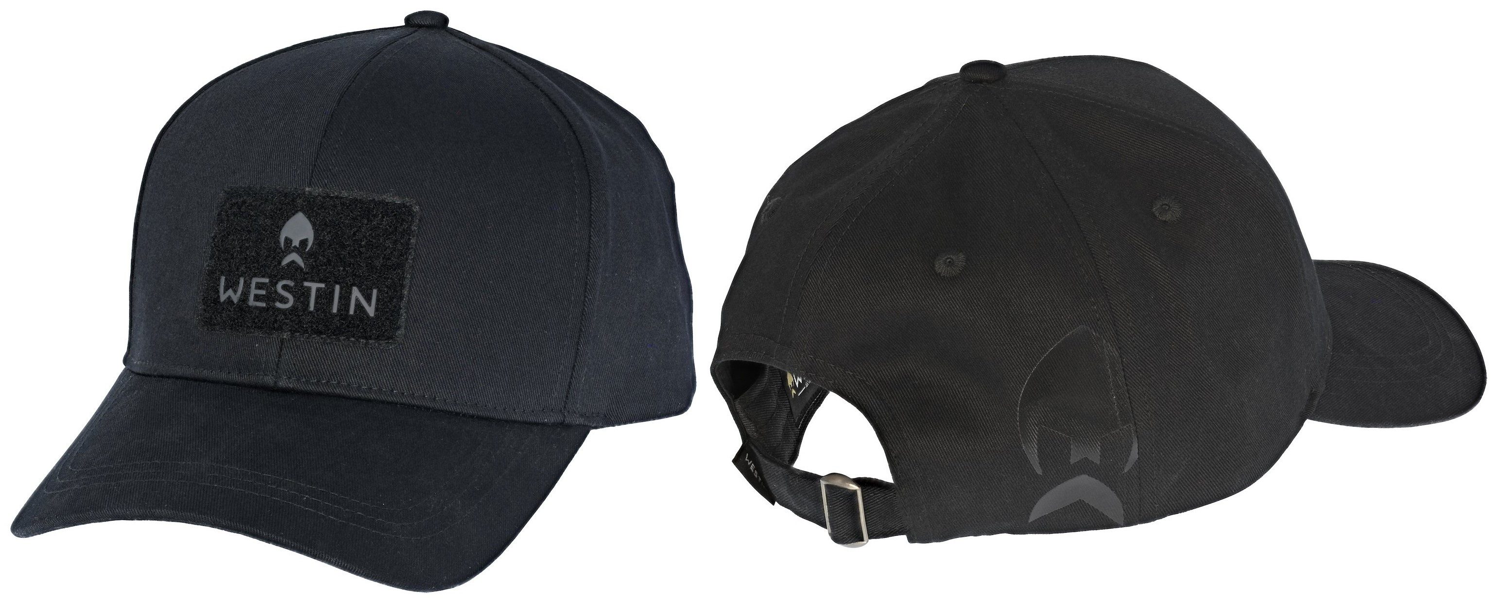 Westin Fishing Baseball Cap Badge Cap - Kappe aus 100% Baumwolle - Metallschnallenverschluss (1-St) Stufenlos einstellbar mit Belüftungslöcher