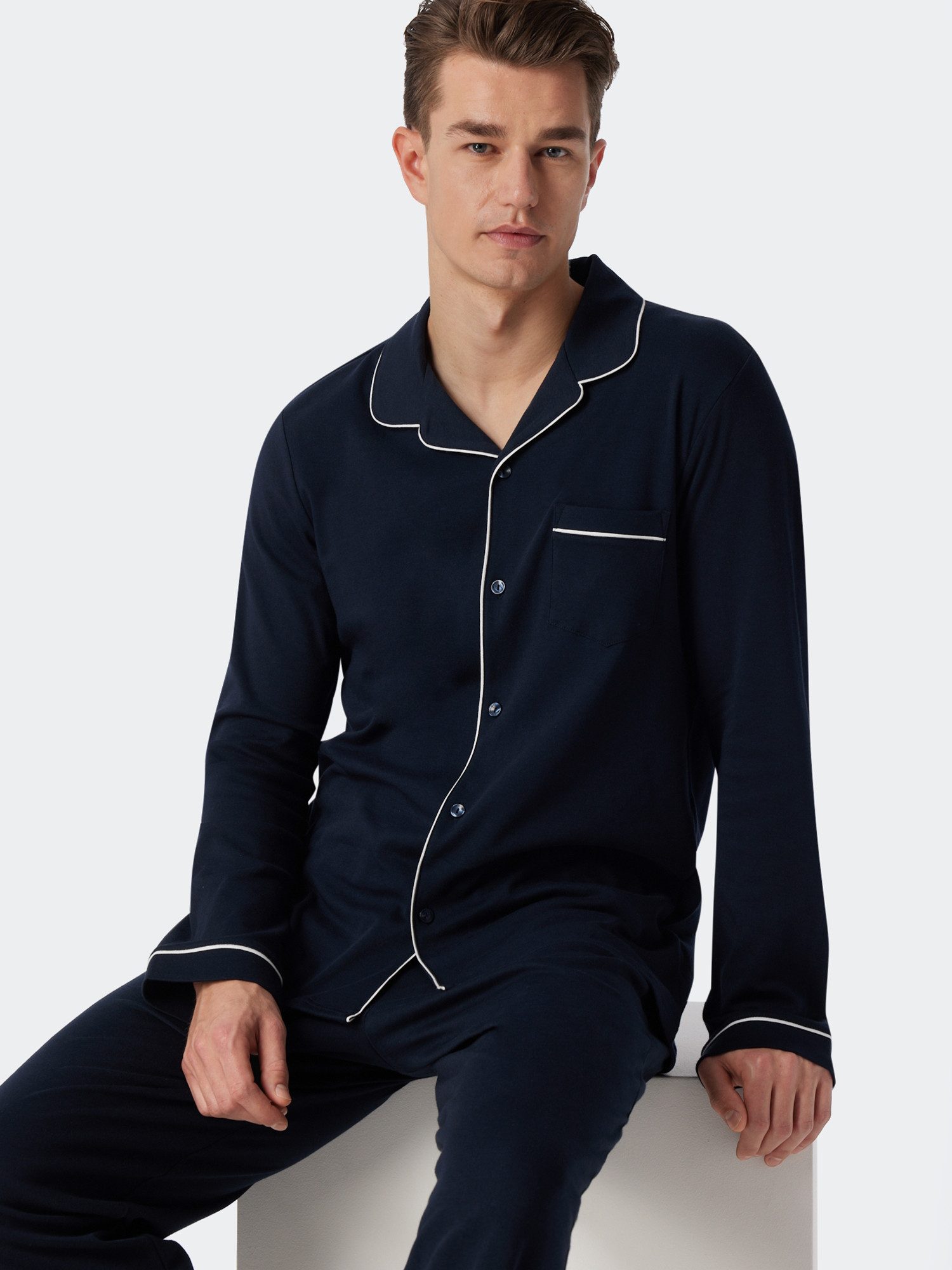 Schiesser Pyjama Fine Interlock günstig online kaufen