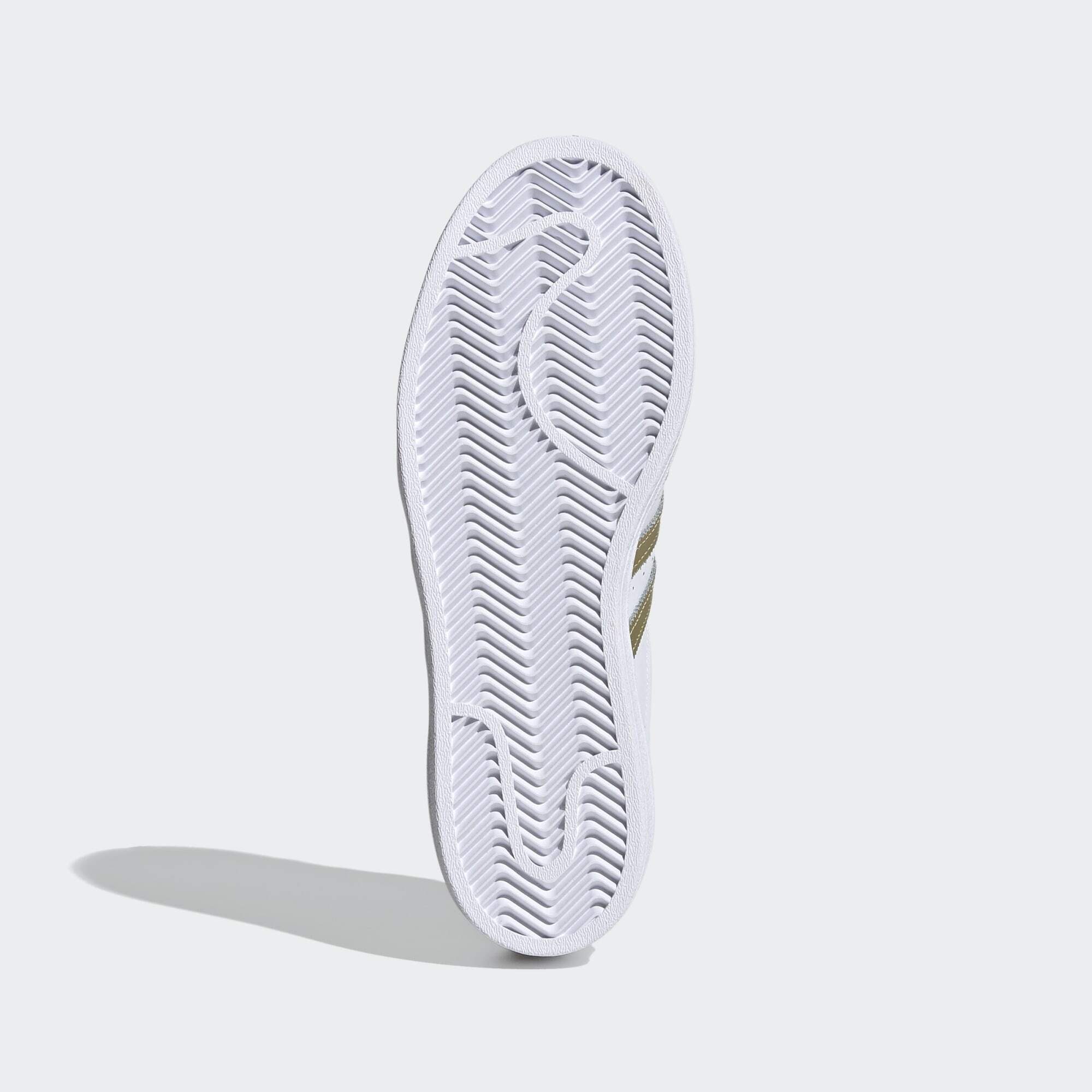 adidas Originals White / SUPERSTAR Gold SCHUH / White Sneaker Cloud Metallic Cloud
