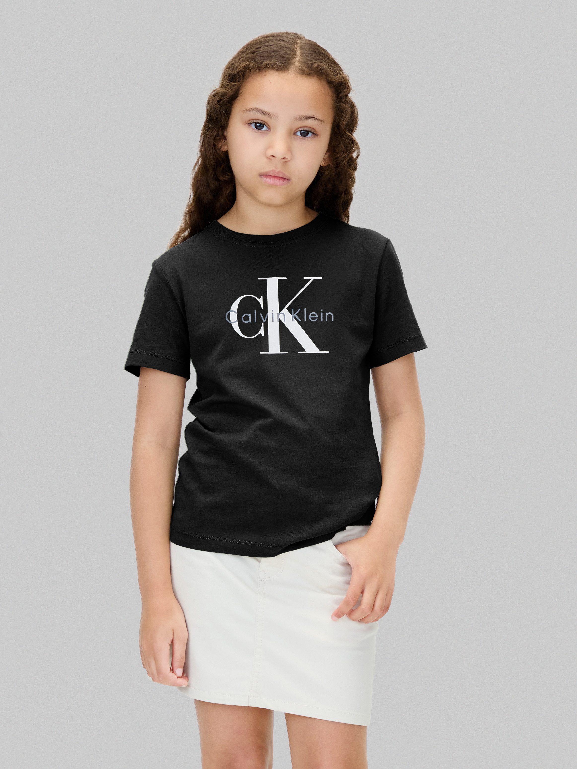 Calvin Klein Jeans T-Shirt für Kinder bis 16 Jahre, regular fit, Rundhalsausschnitt