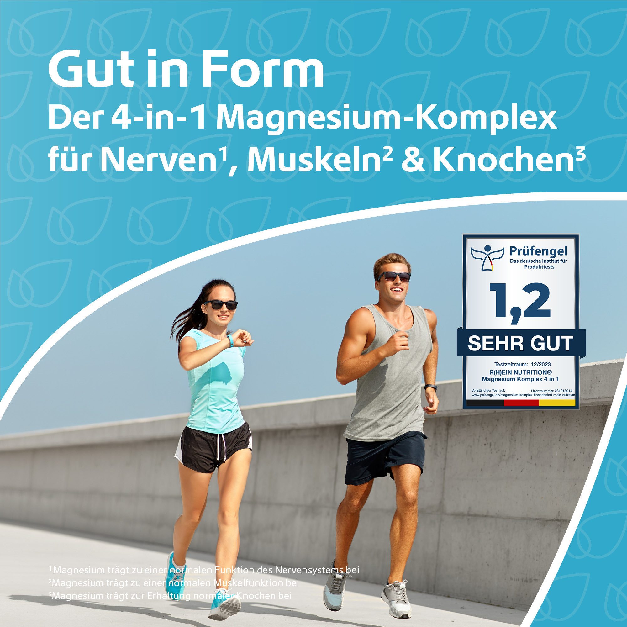 R(h)ein Nutrition Magnesium Komplex 4 in 1 hochdosiert vegan Kapseln, 120 St., 120.2 g