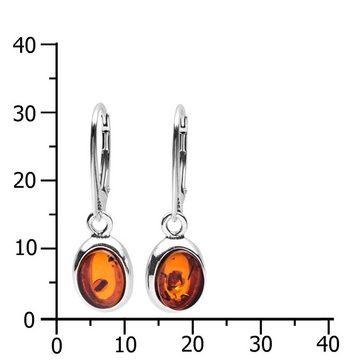 OSTSEE-SCHMUCK Paar Ohrhänger - Helli - Silber 925/000 - Bernstein (2-tlg)