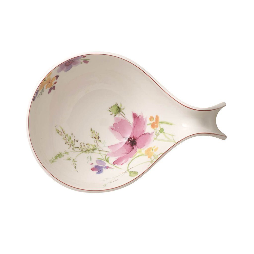 Villeroy & Boch Müslischale Mariefleur Gifts Schale mit Griff, Porzellan, (1-tlg), Premium Porcelain, mikrow.- & spülm.sicher, Made in Germany