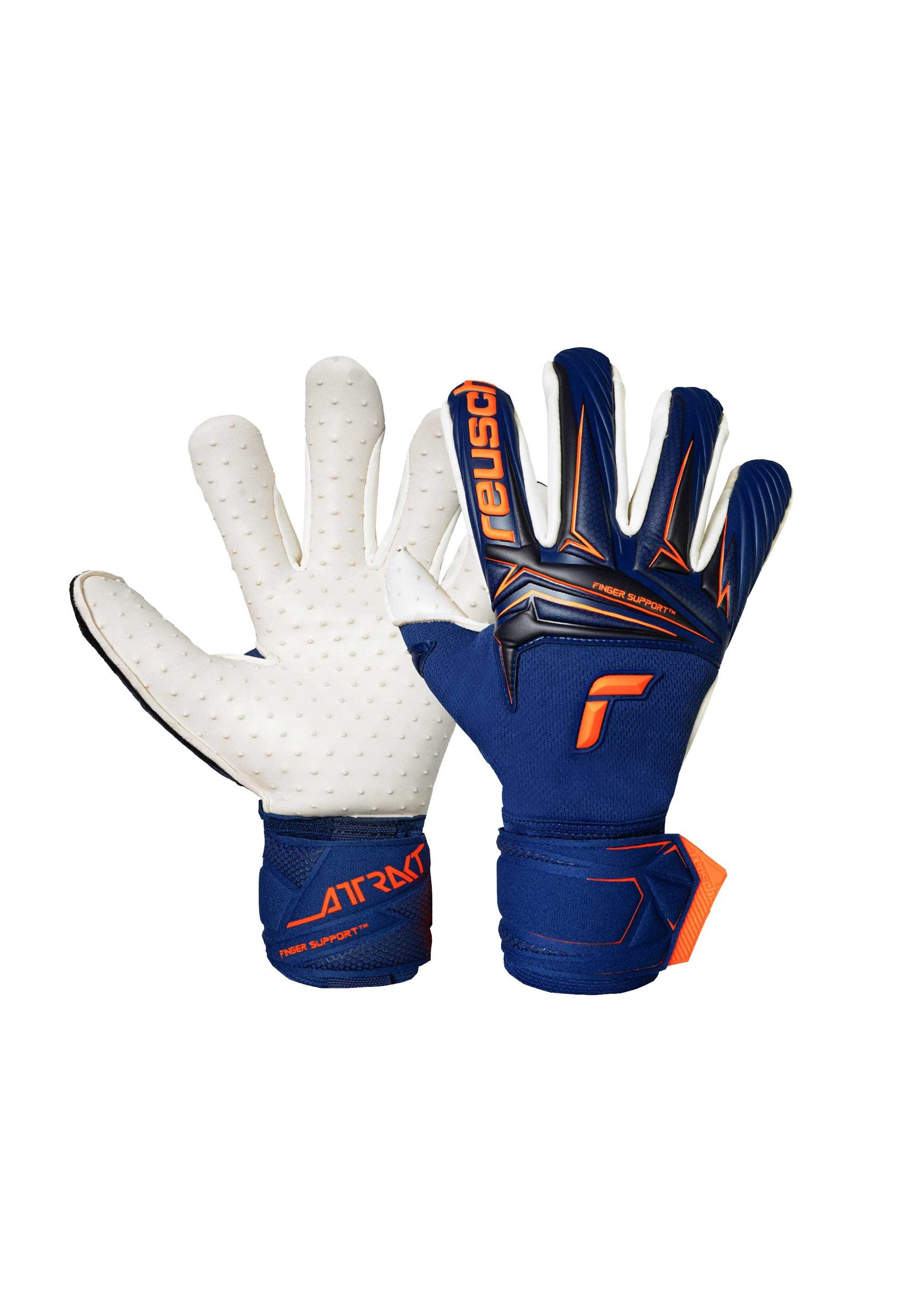 Reusch Torwarthandschuhe Attrakt SpeedBump Finger Support mit maximaler Sicherheit für die Finger