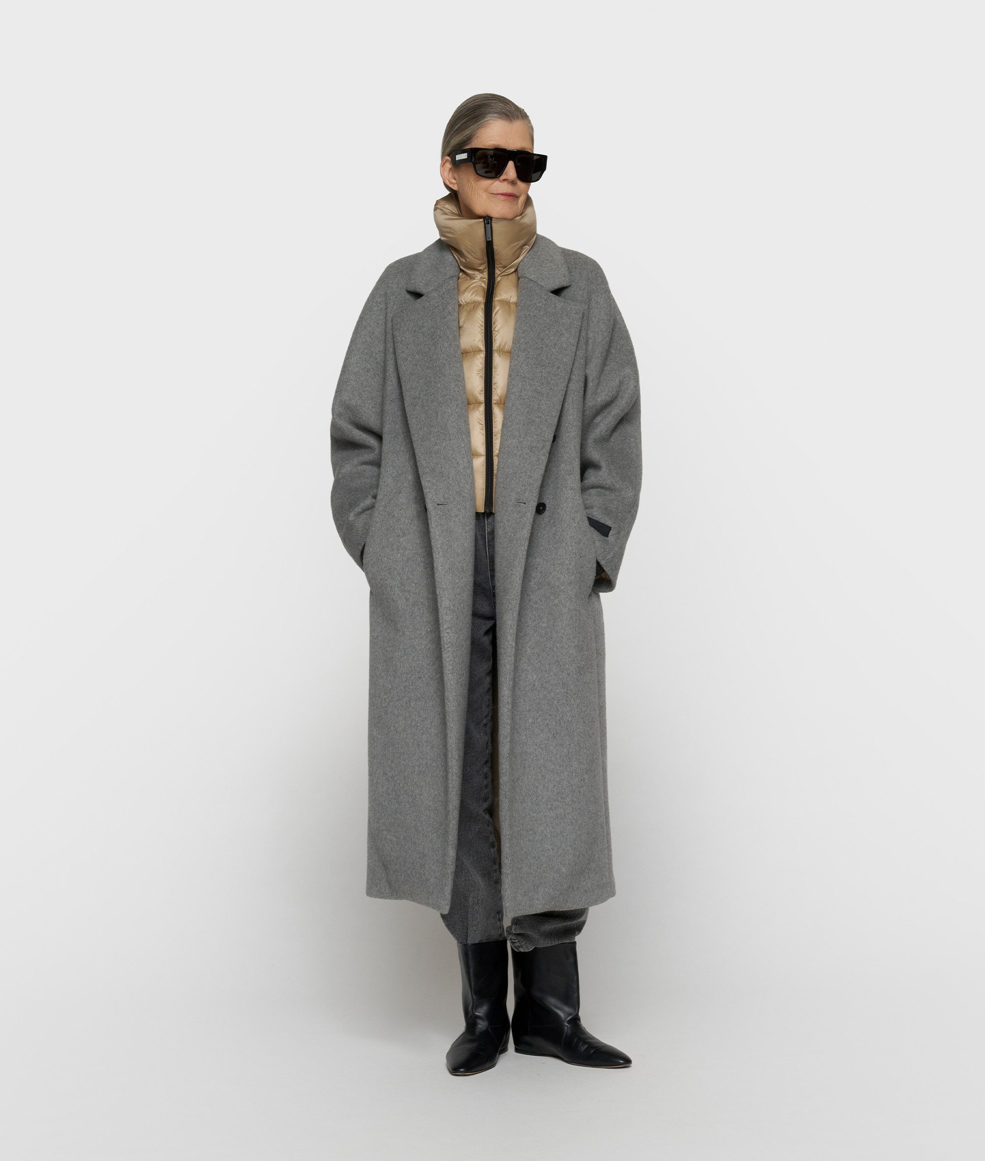 10DAYS Langmantel 4004 grey melee
