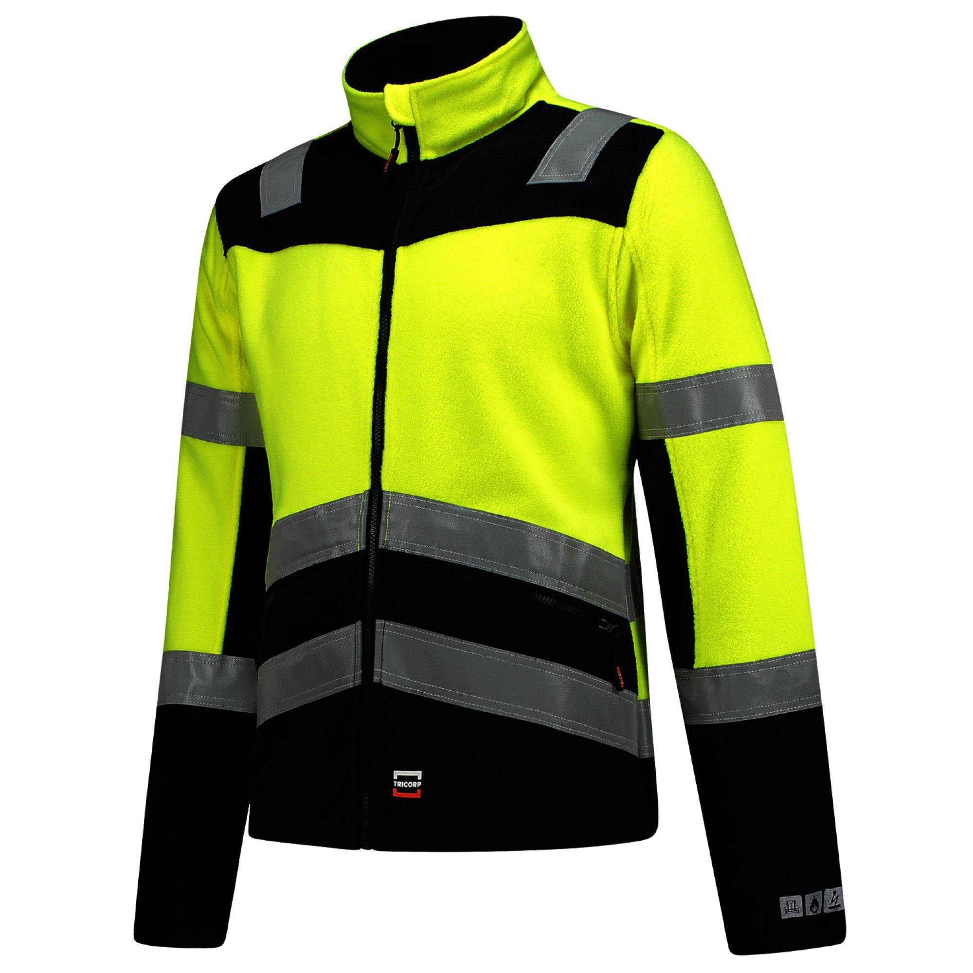 TRICORP Safety Arbeitsjacke Safety in Übergrößen - auch Multinorm Bicolor Fleecejacke -403013