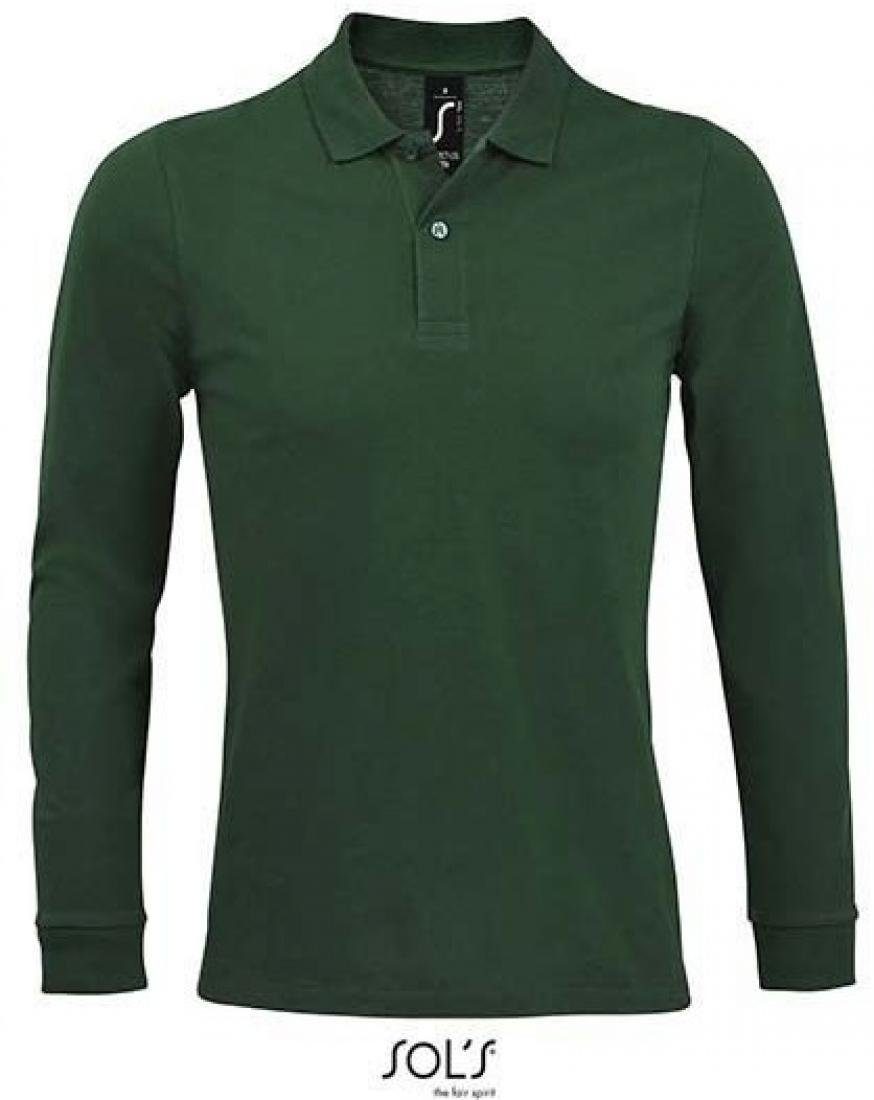 SOLS Langarm-Poloshirt Herren Long-Sleeve Piqué Polo Shirt Perfect