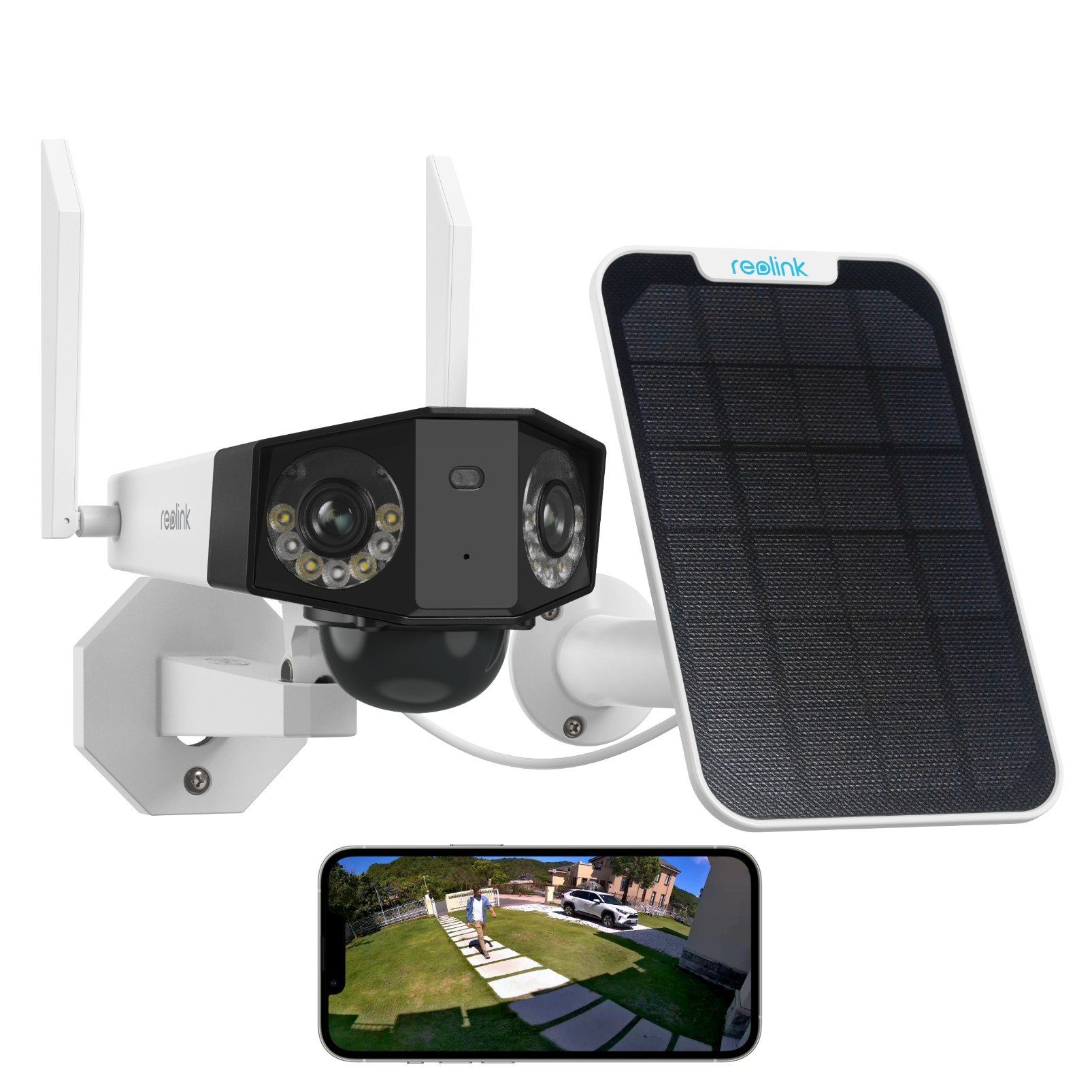 Überwachungskamera Duo 2+Solarpanel