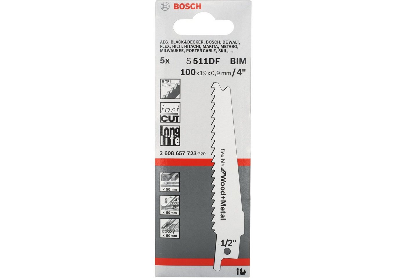 Thumbnail - Bosch Professional Sägeblatt Bosch Professional Säbelsägeblatt S 511 DF