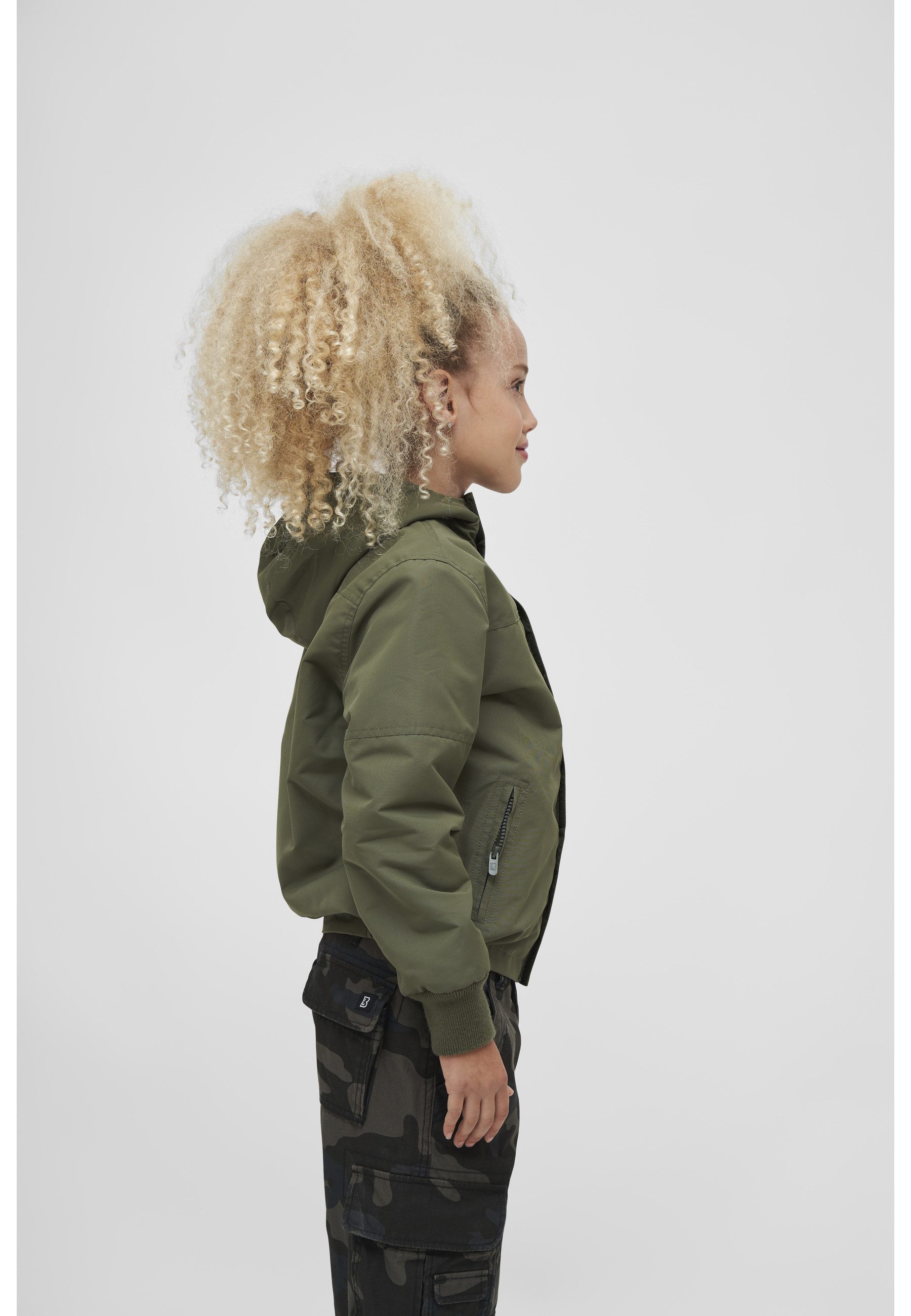 Brandit Allwetterjacke Brandit Unisex Kids Windbreaker Frontzip (1-St)
